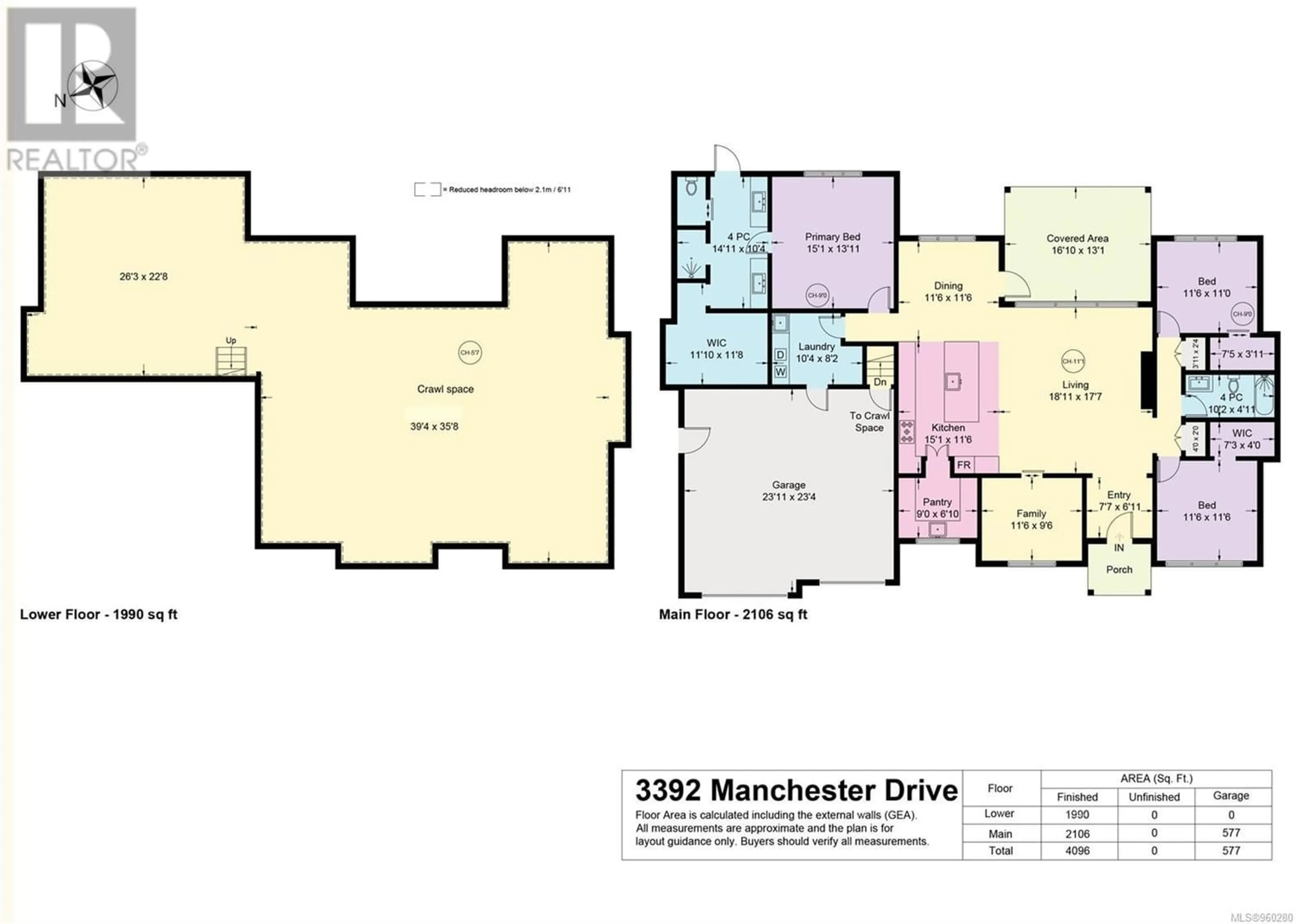 Floor plan for 3392 Manchester Dr, Courtenay British Columbia V9N0H6