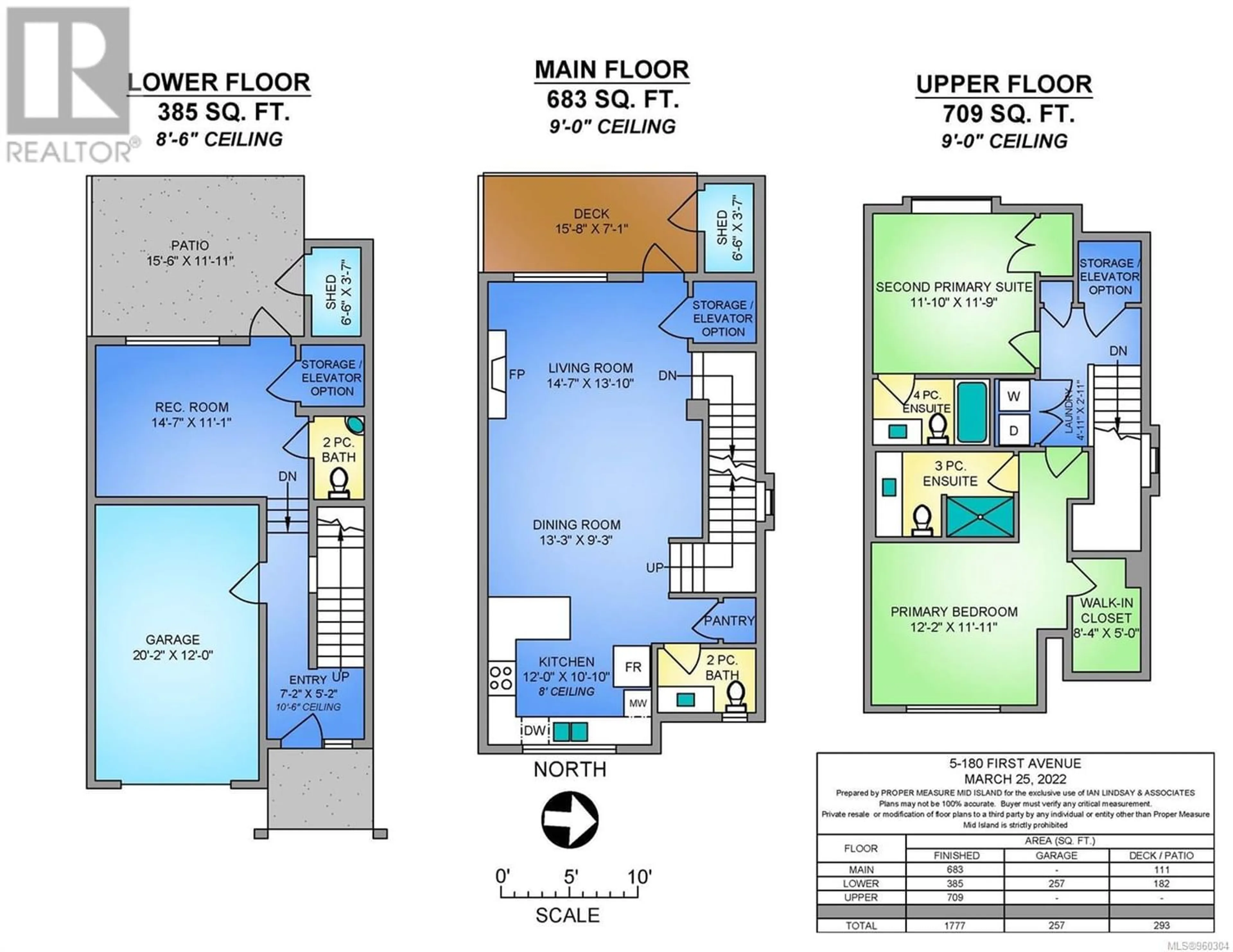 Floor plan for 5 180 First Ave, Qualicum Beach British Columbia V9K1H1