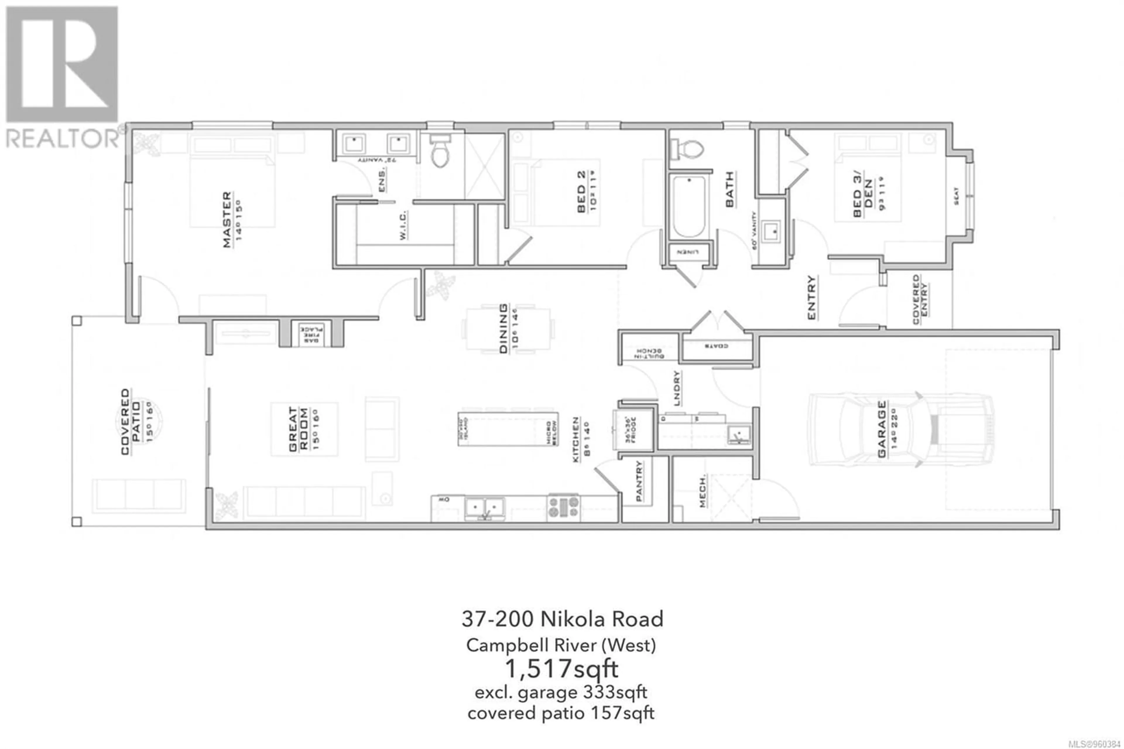 Floor plan for 37 200 Nikola Rd, Campbell River British Columbia V9W6H9