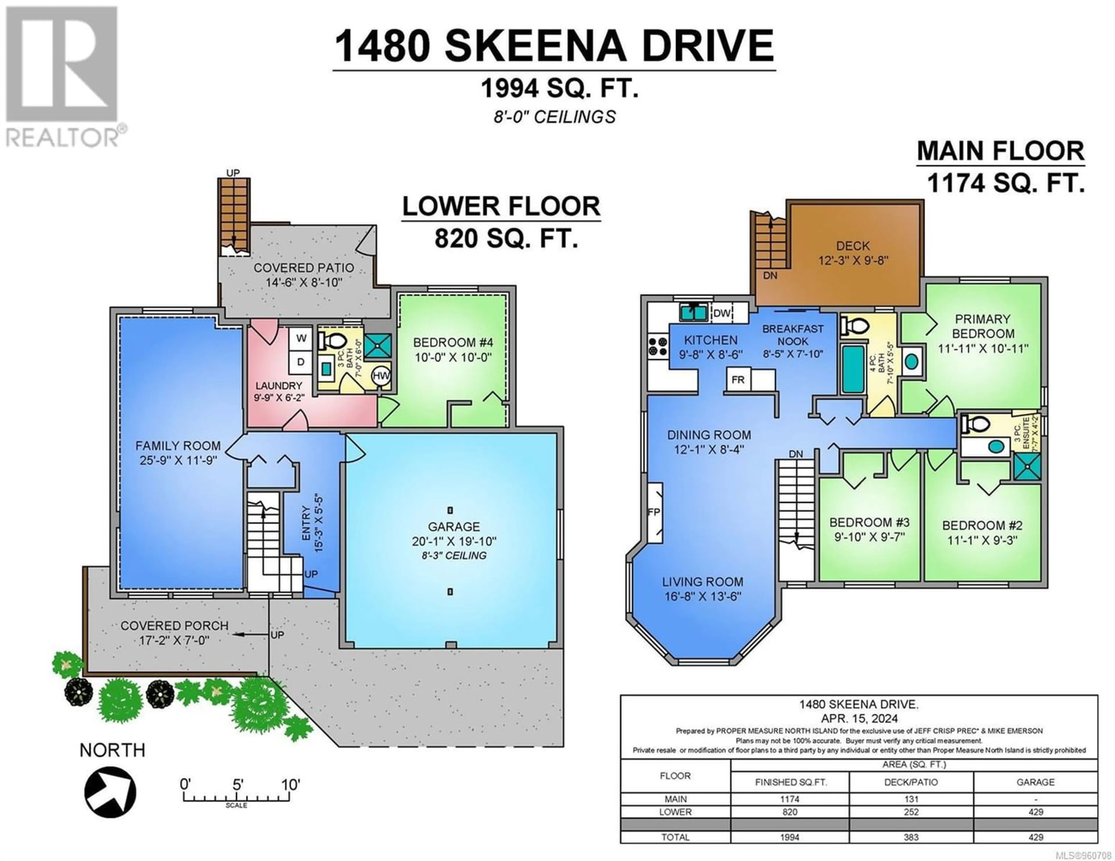 Floor plan for 1480 Skeena Dr, Comox British Columbia V9M3J4
