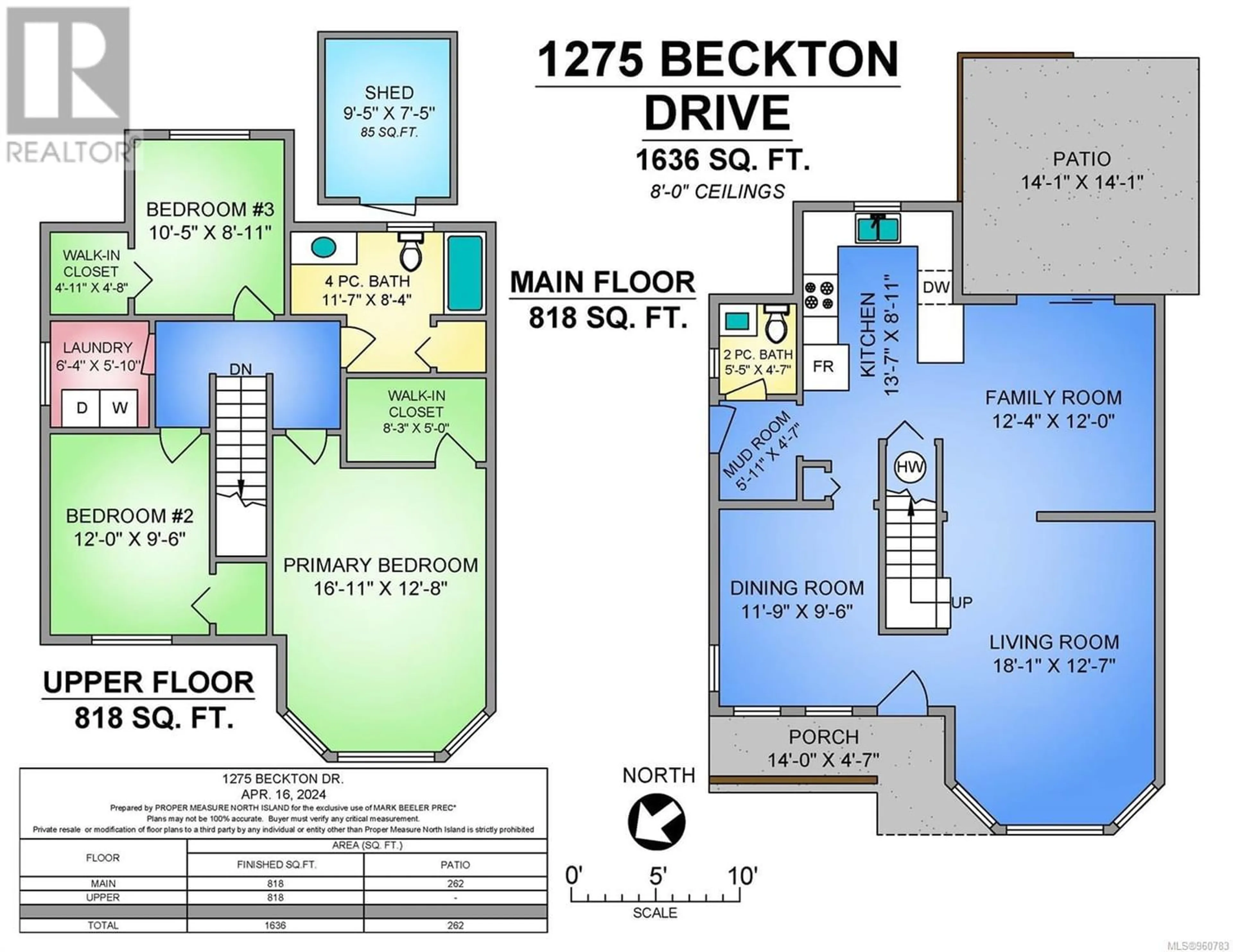 Floor plan for 1275 Beckton Dr, Comox British Columbia V9M4G9