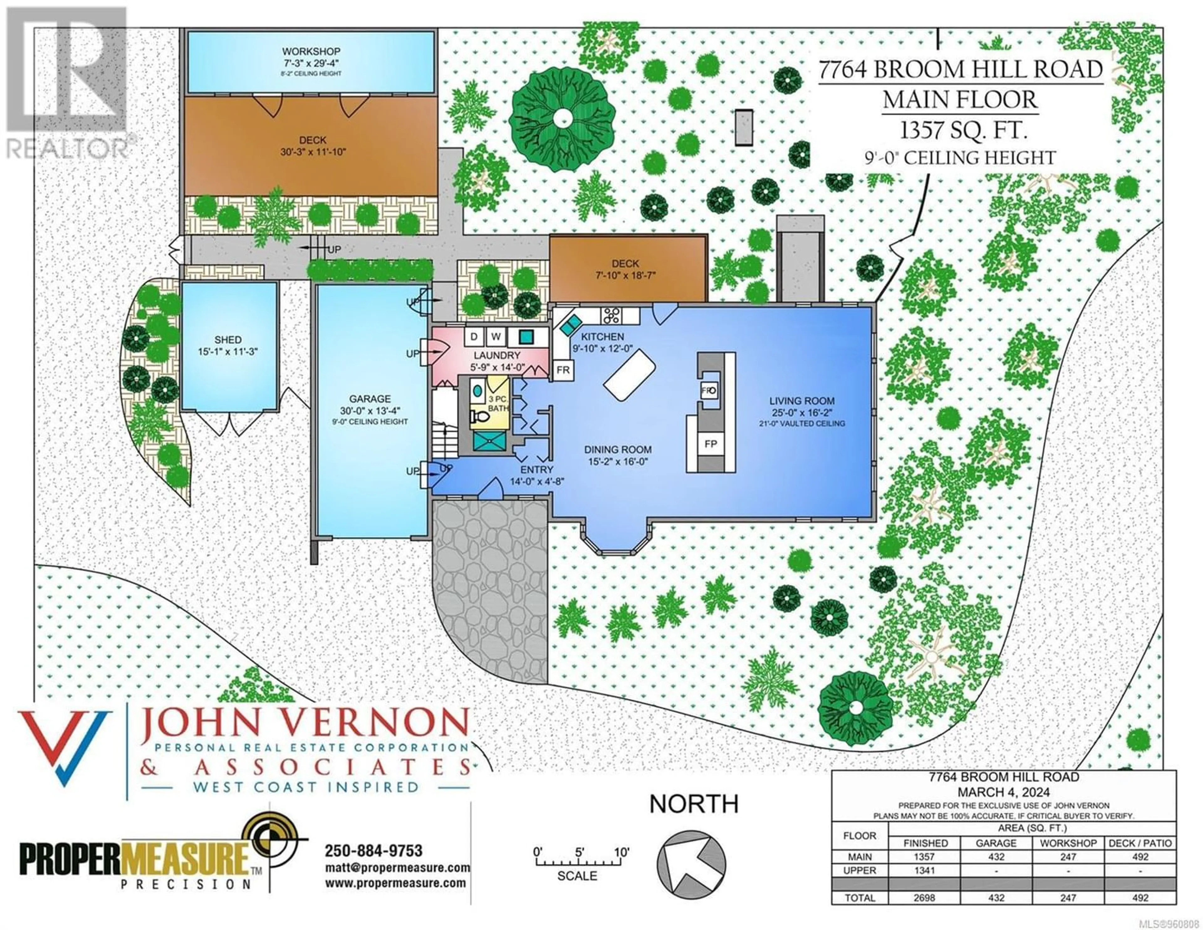 Floor plan for 7764 Broomhill Rd, Sooke British Columbia V9Z0R4