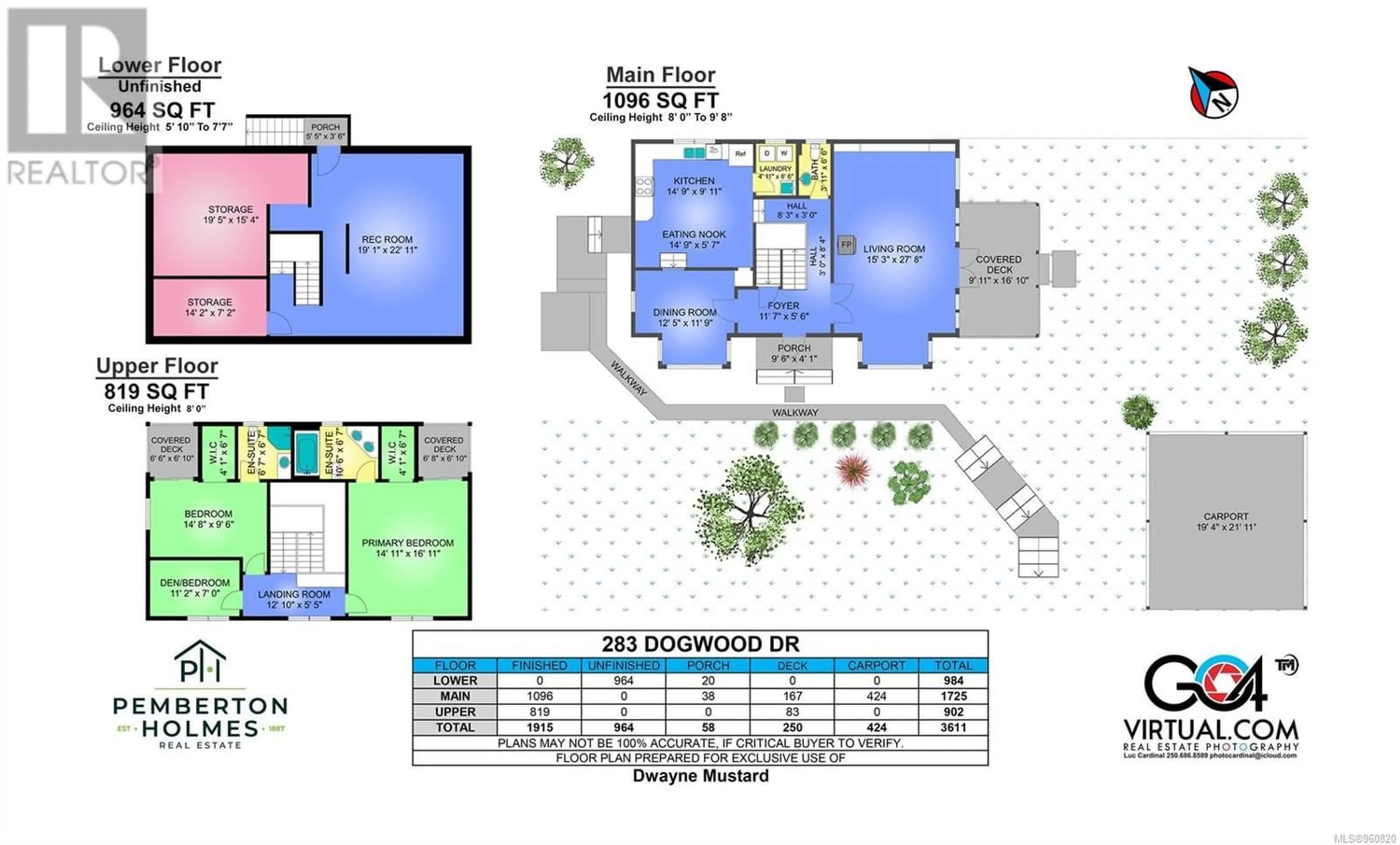 Floor plan for 283 Dogwood Dr, Ladysmith British Columbia V9G1T3