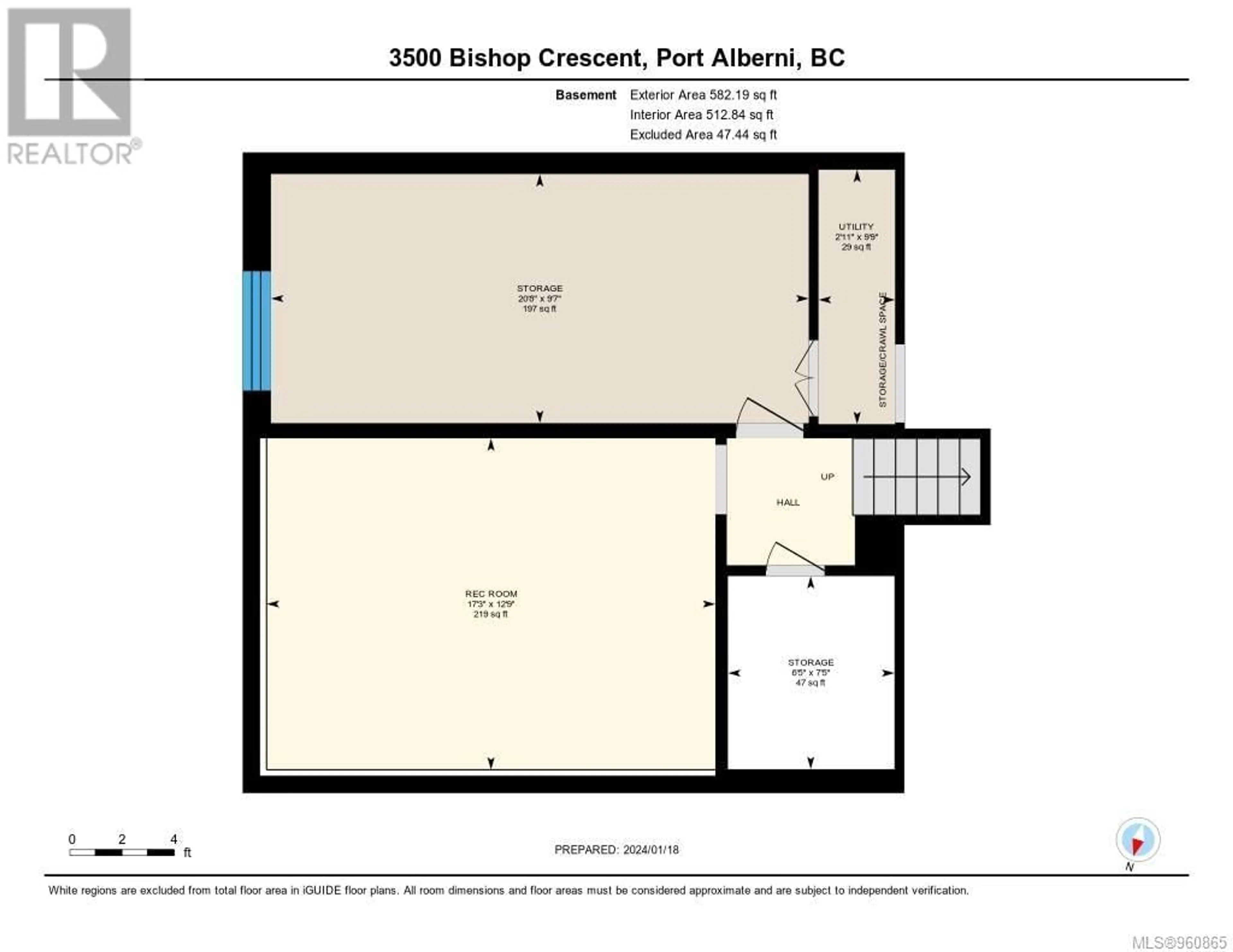 Floor plan for 3500 Bishop Cres, Port Alberni British Columbia V9Y7Z1