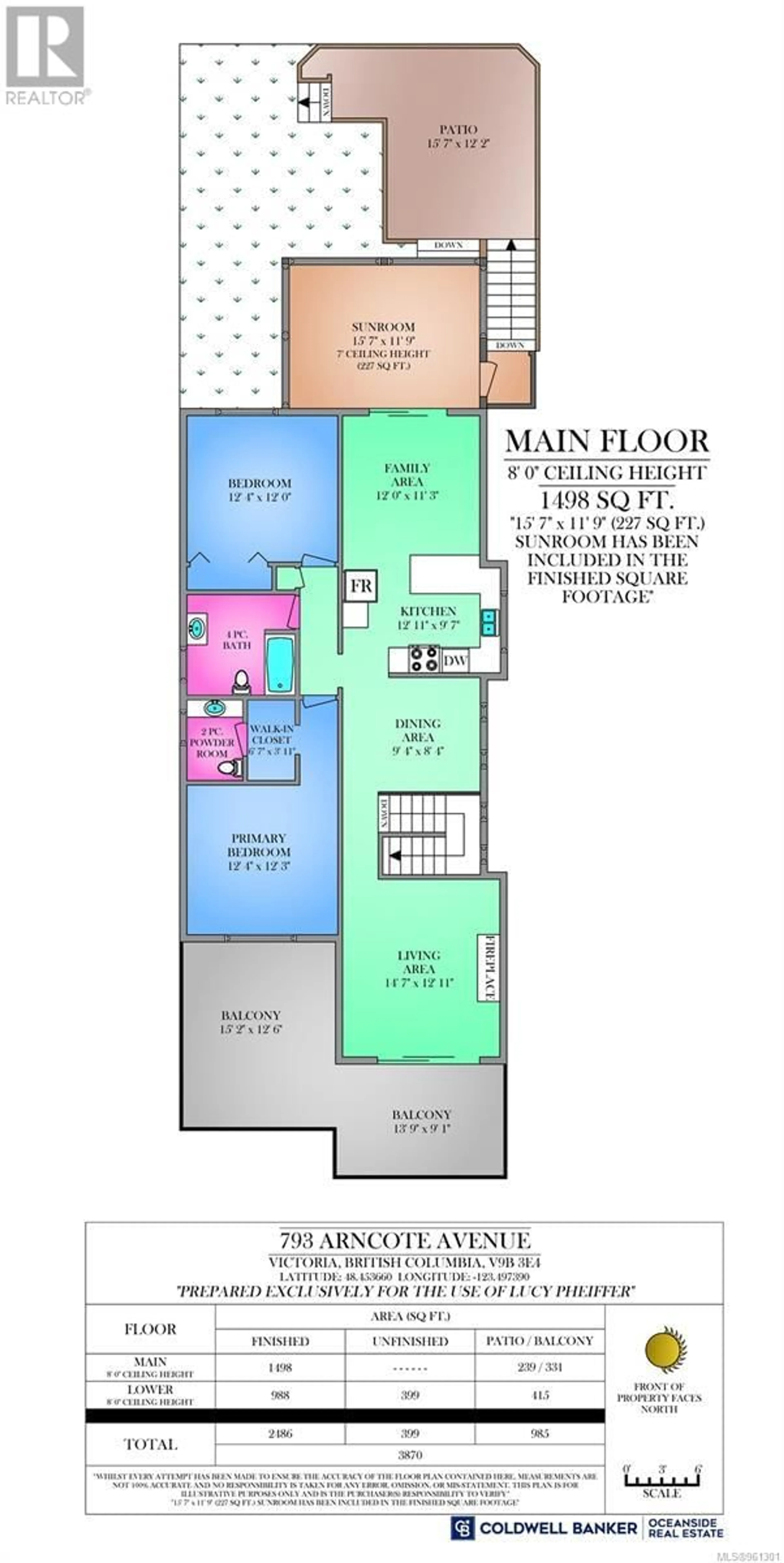 Floor plan for 793 Arncote Ave, Langford British Columbia V9B3E4