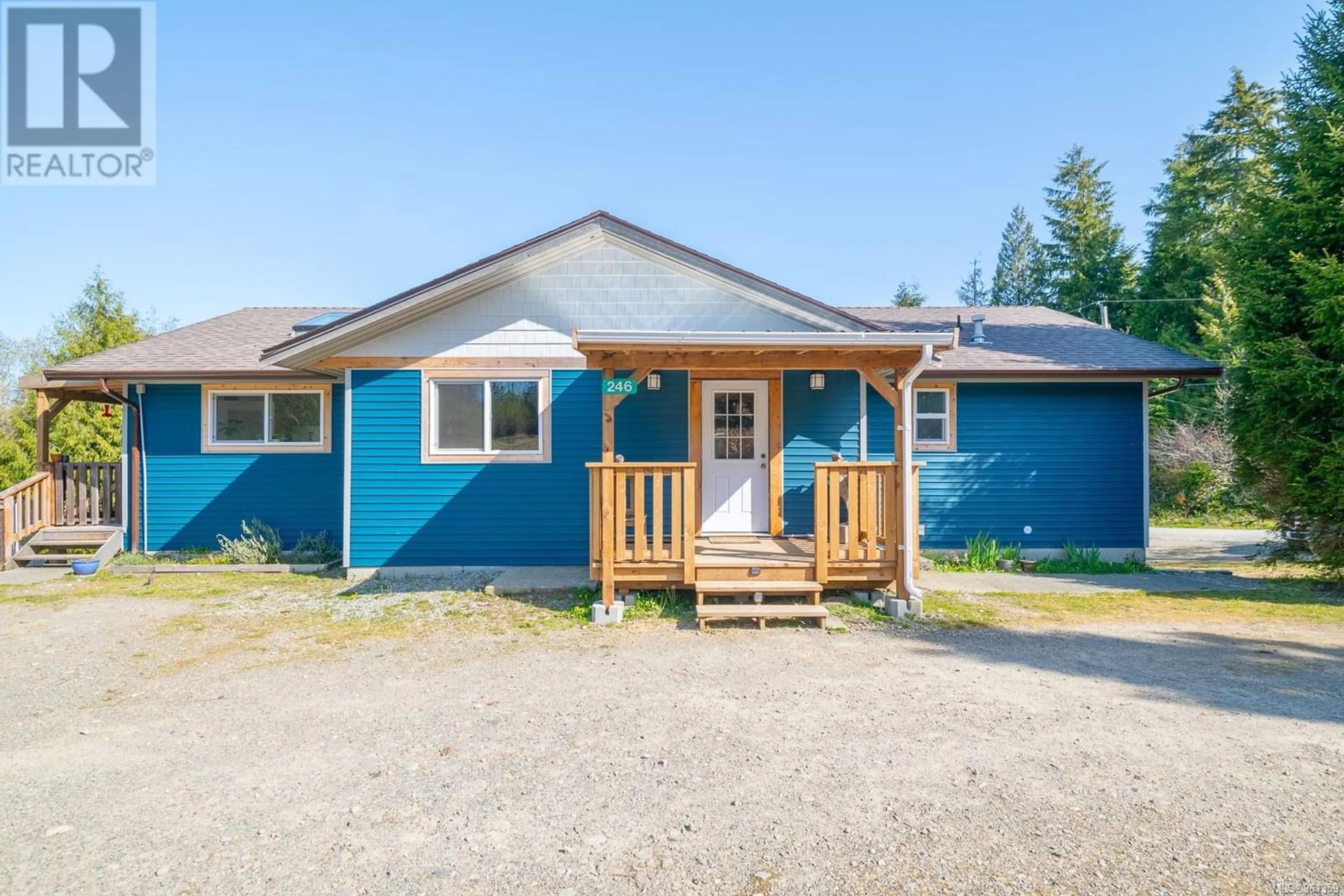 Frontside or backside of a home for 246 Binnacle Rd, Bamfield British Columbia V0R1B0