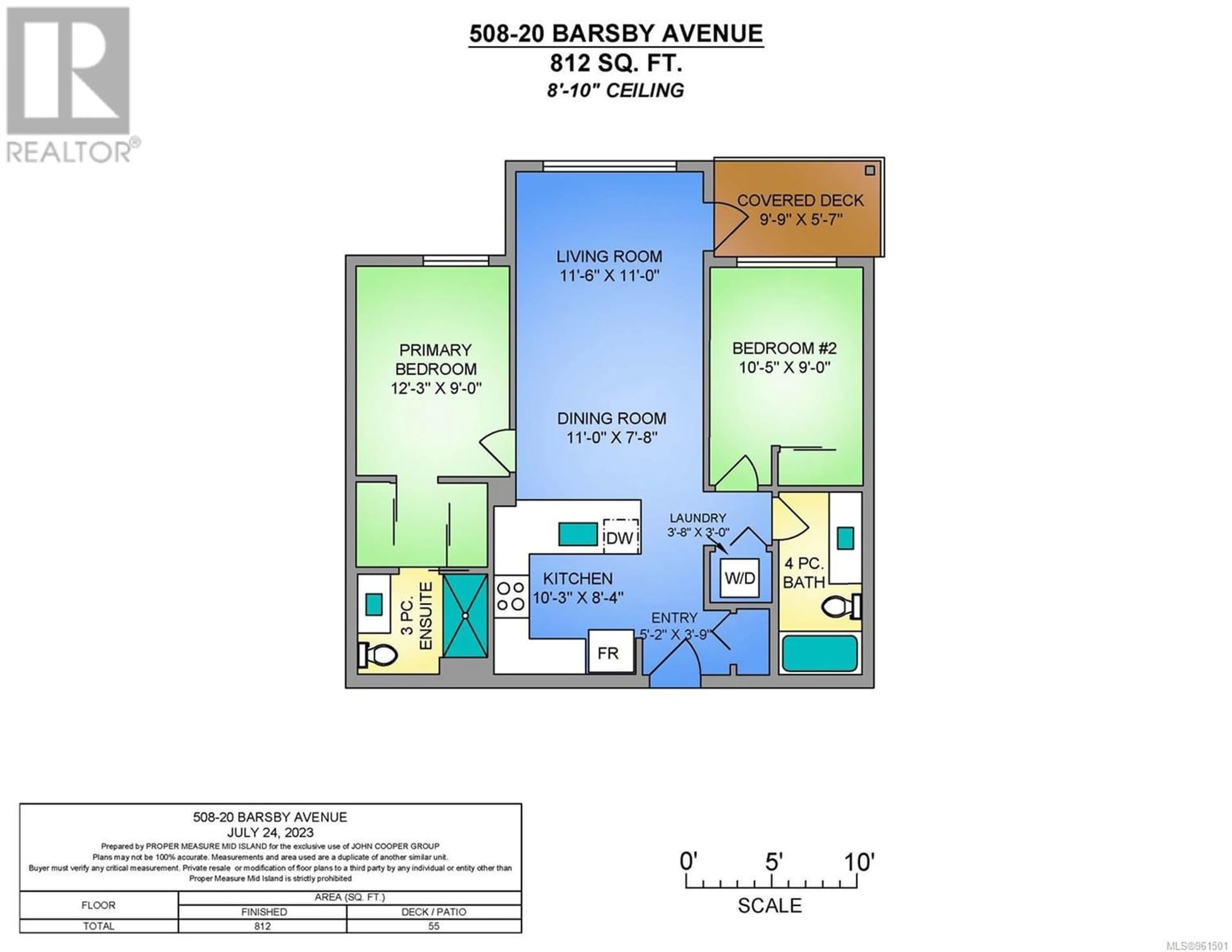 Floor plan for 508 20 Barsby Ave, Nanaimo British Columbia V9R5V7