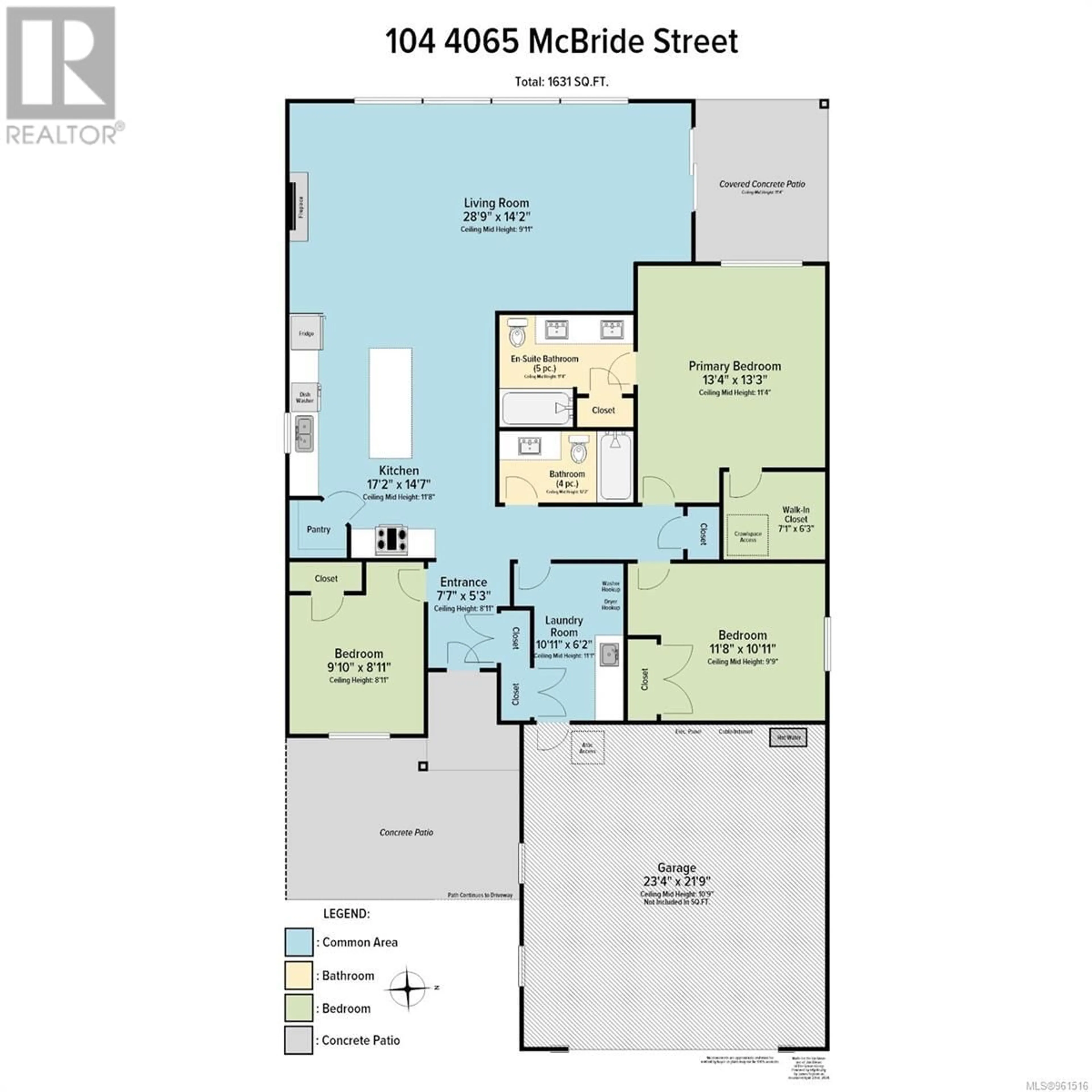 Floor plan for 104 4065 McBride St, Port Alberni British Columbia V9Y0C1