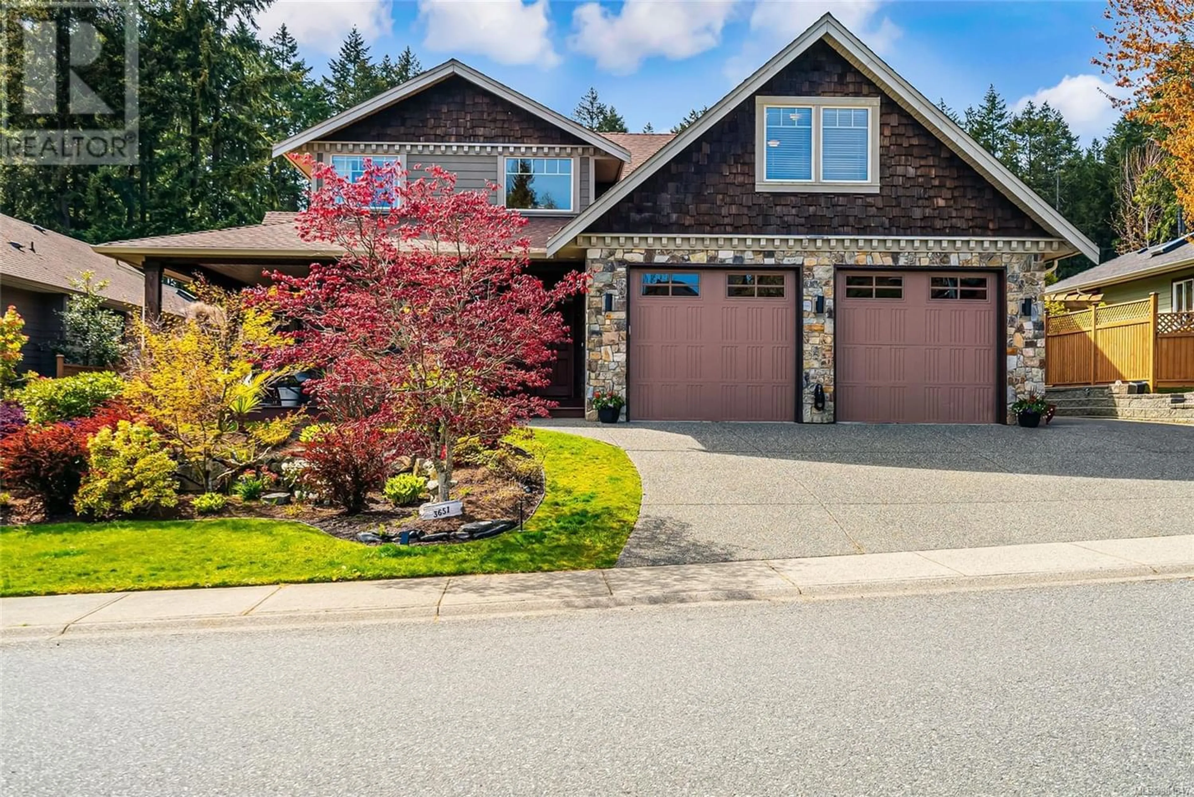 Frontside or backside of a home for 3651 Monterey Dr, Nanaimo British Columbia V9T6R9