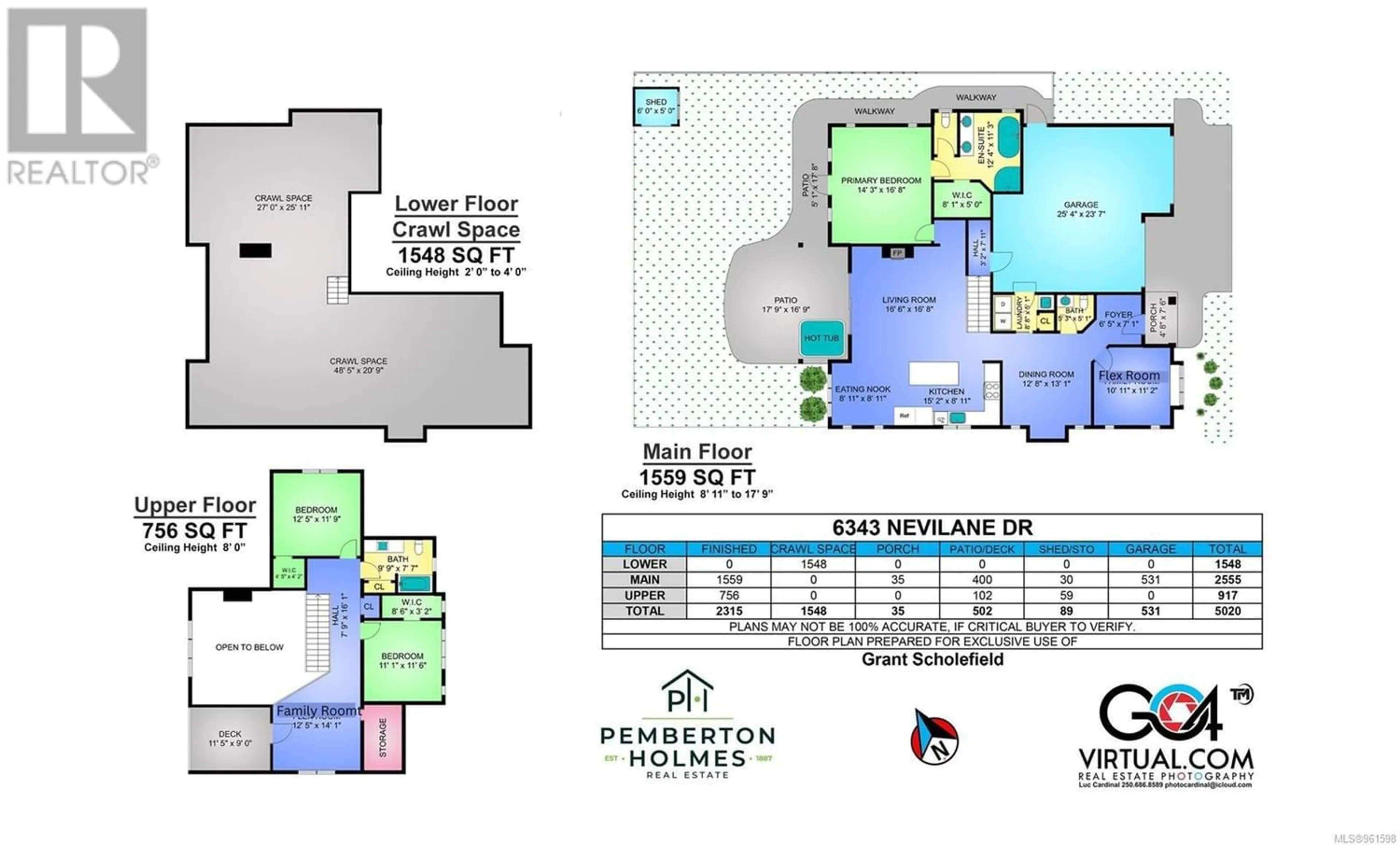 Floor plan for 6343 Nevilane Dr, Duncan British Columbia V9L0G1