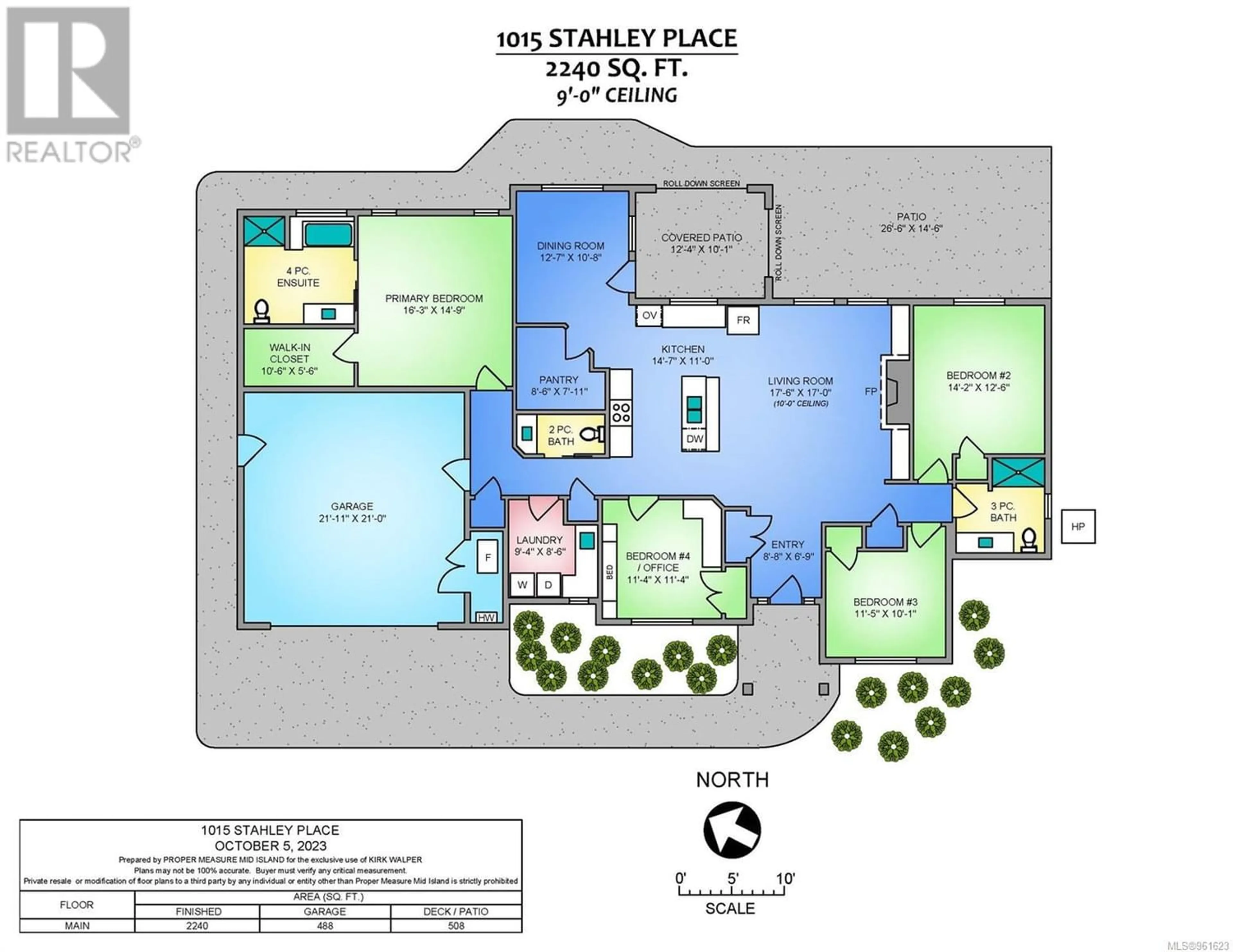 Floor plan for 1015 Stahley Pl, Parksville British Columbia V9P0C5