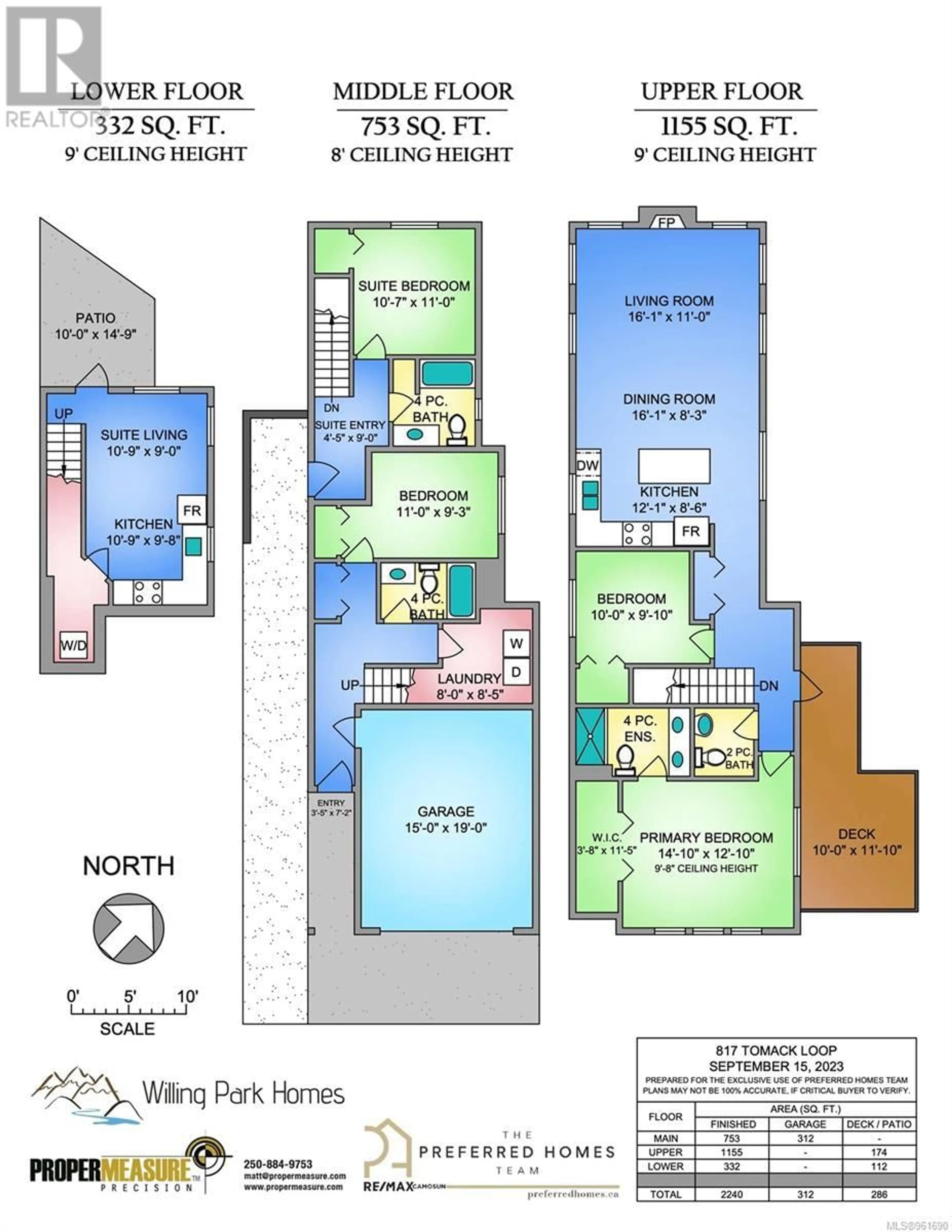 Floor plan for 817 Tomack Loop, Langford British Columbia V9C3X3