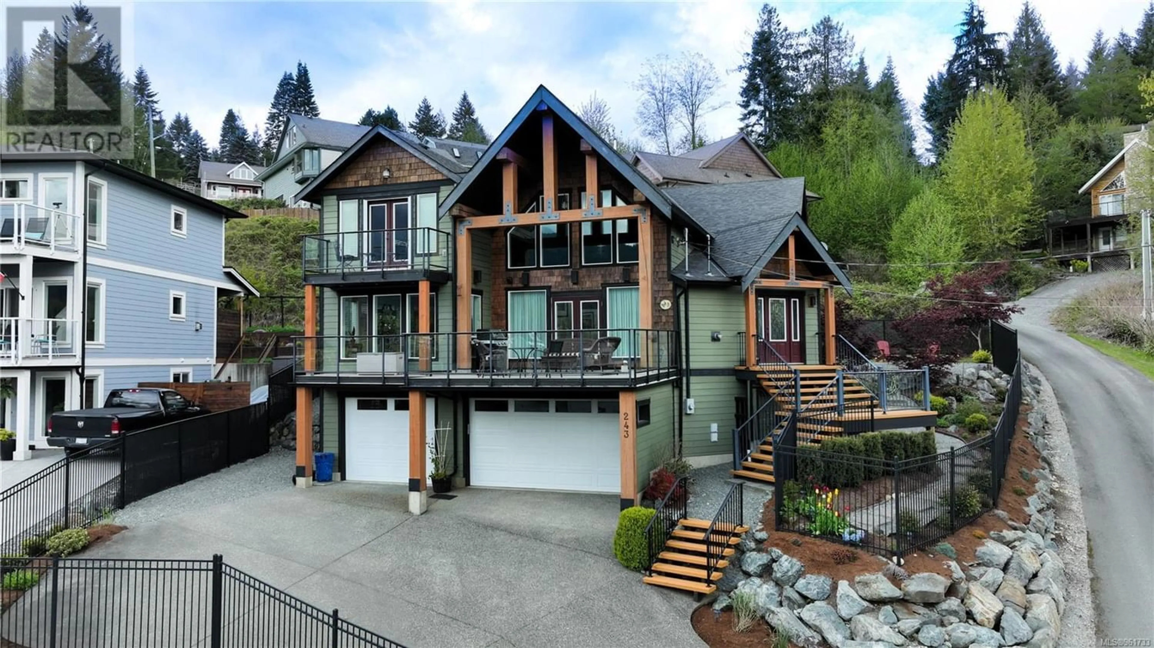 Frontside or backside of a home for 243 North Shore Rd, Lake Cowichan British Columbia V0R2G0