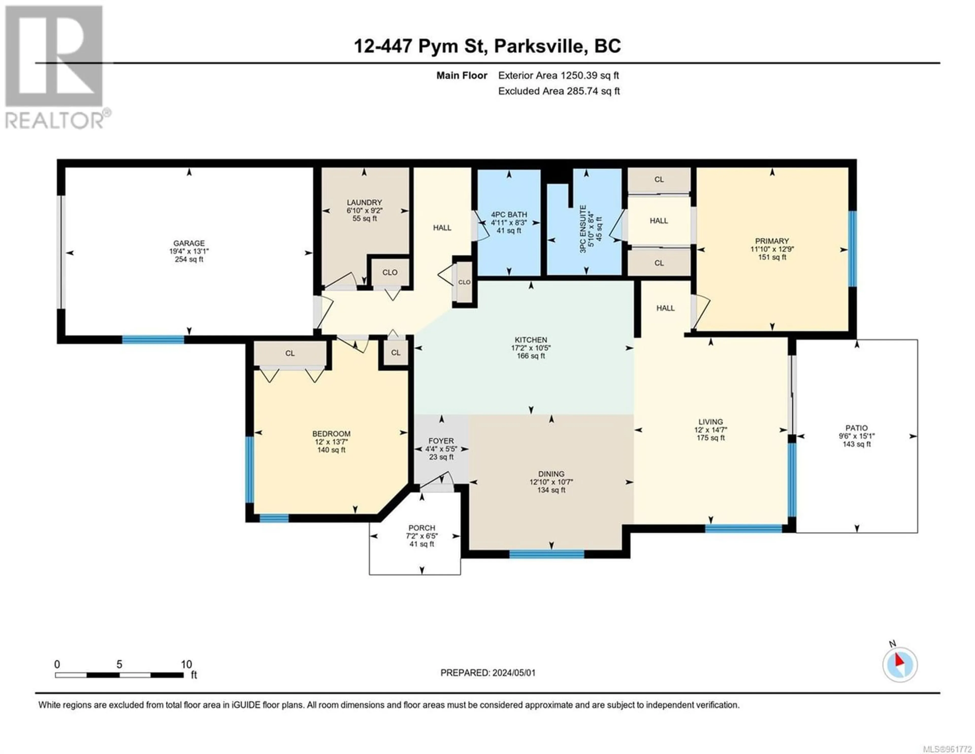 Floor plan for 12 447 Pym St, Parksville British Columbia V9P2H9