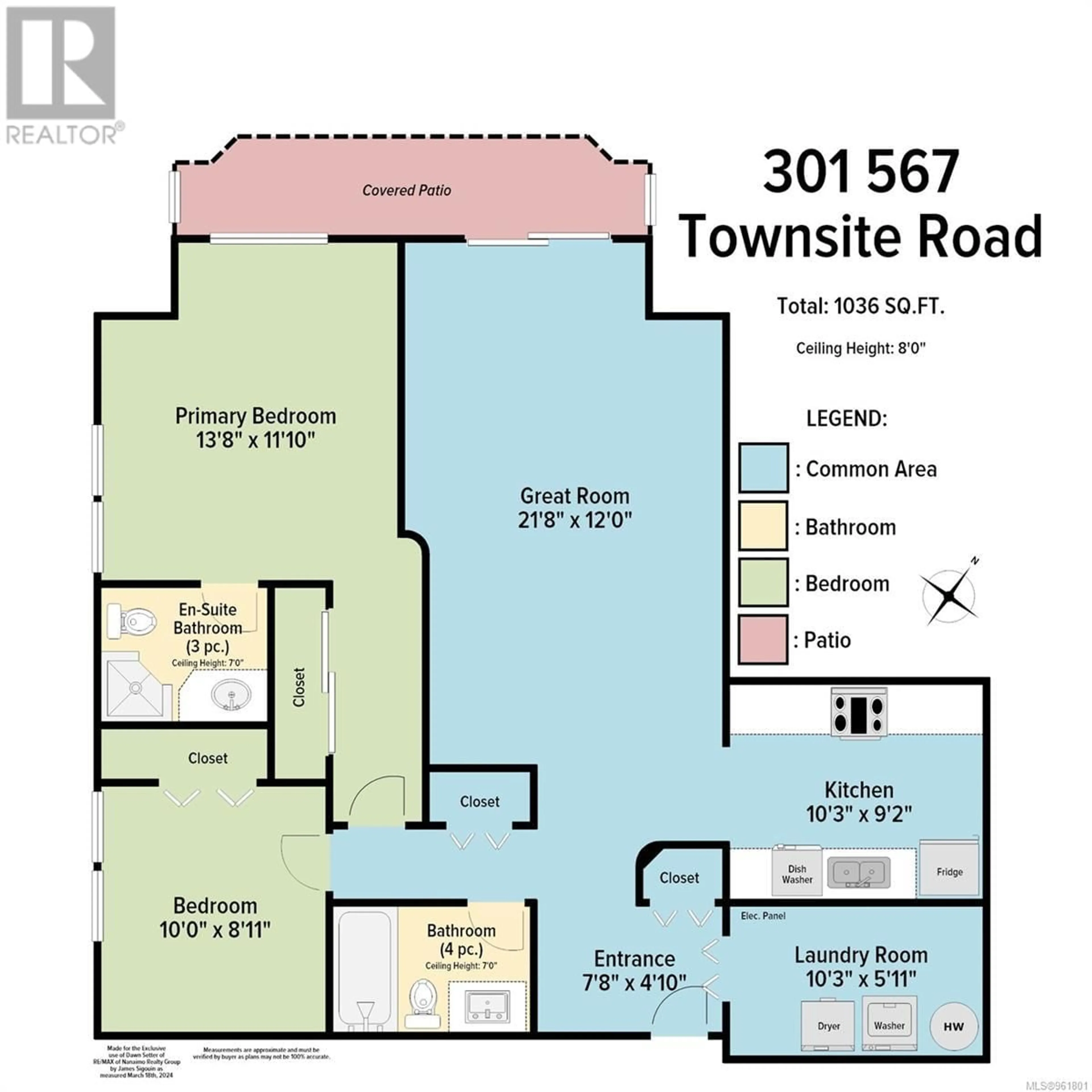 Floor plan for 301 567 Townsite Rd, Nanaimo British Columbia V9S1K9