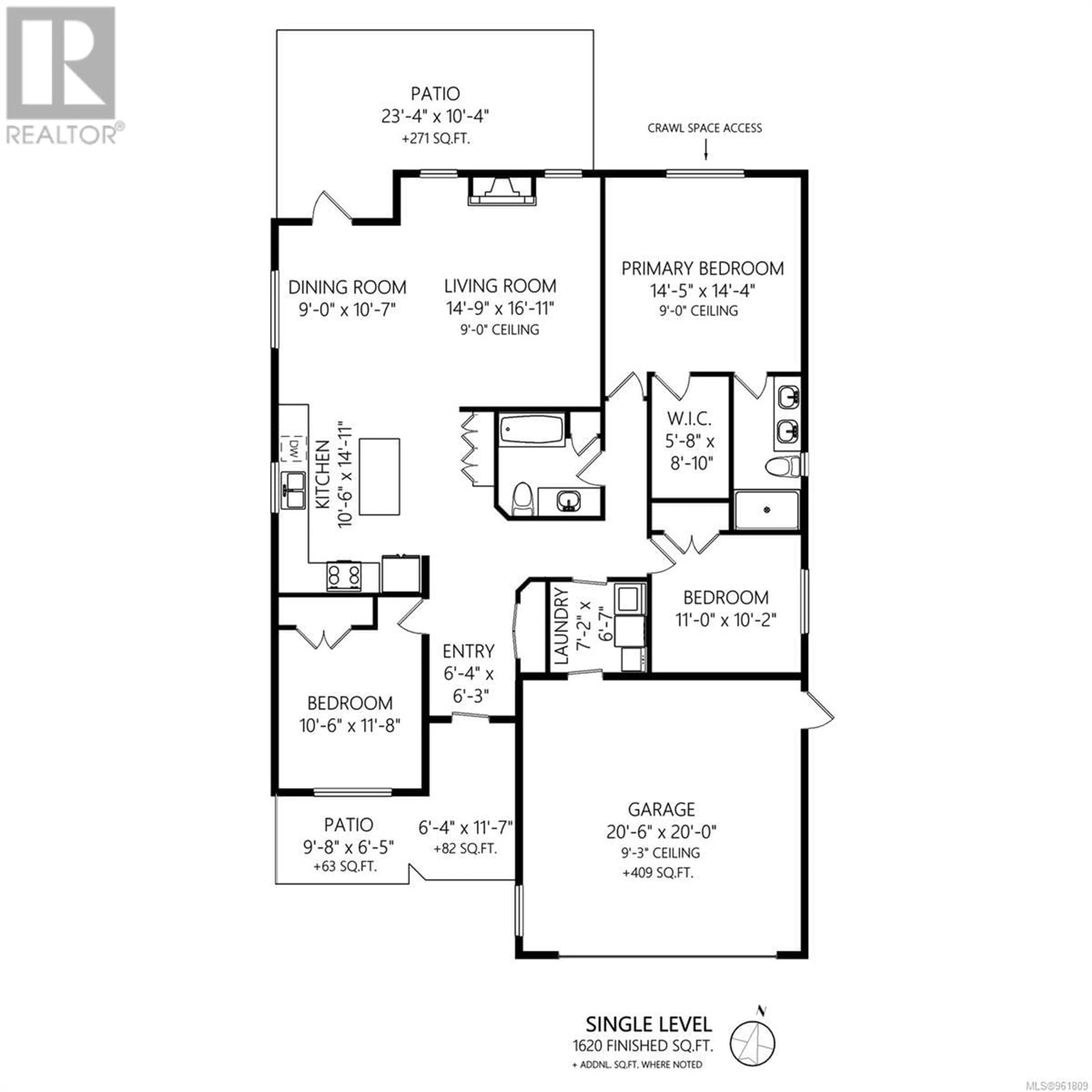 Floor plan for 137 Rollie Rose Dr, Ladysmith British Columbia V9G0B7