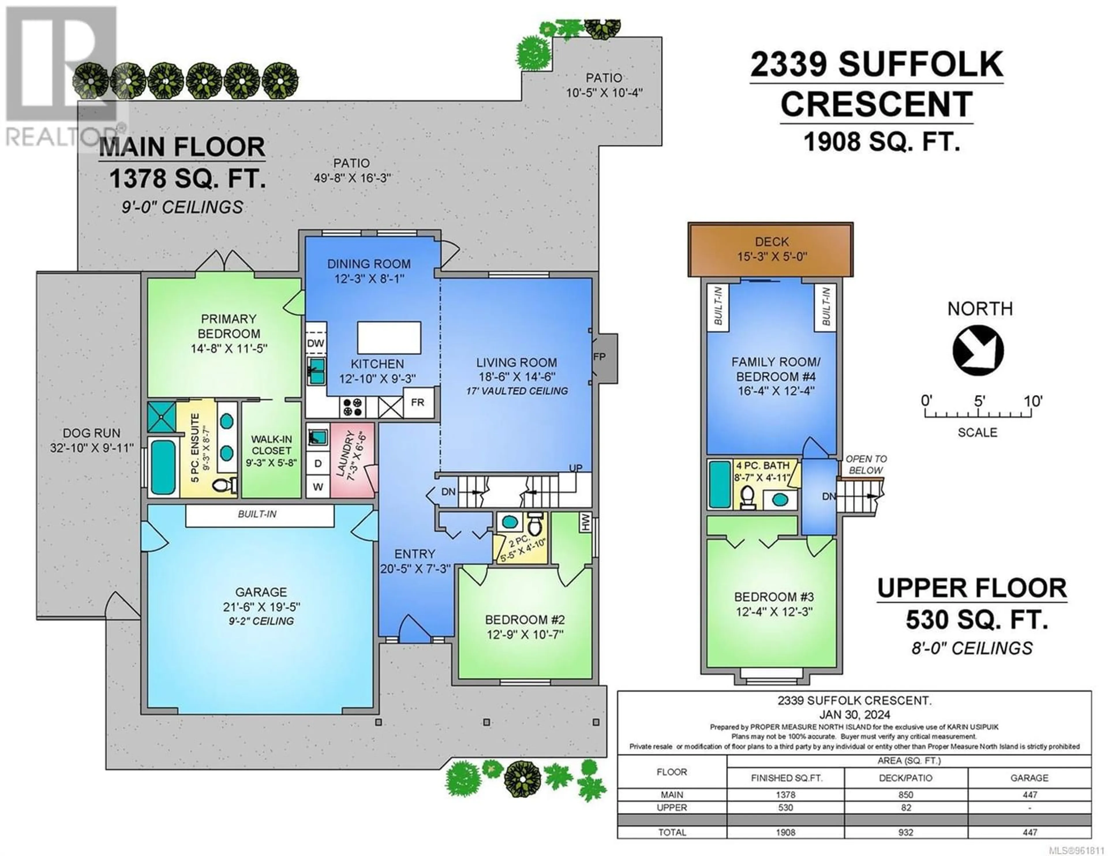 Floor plan for 2339 Suffolk Cres, Courtenay British Columbia V9N9H5