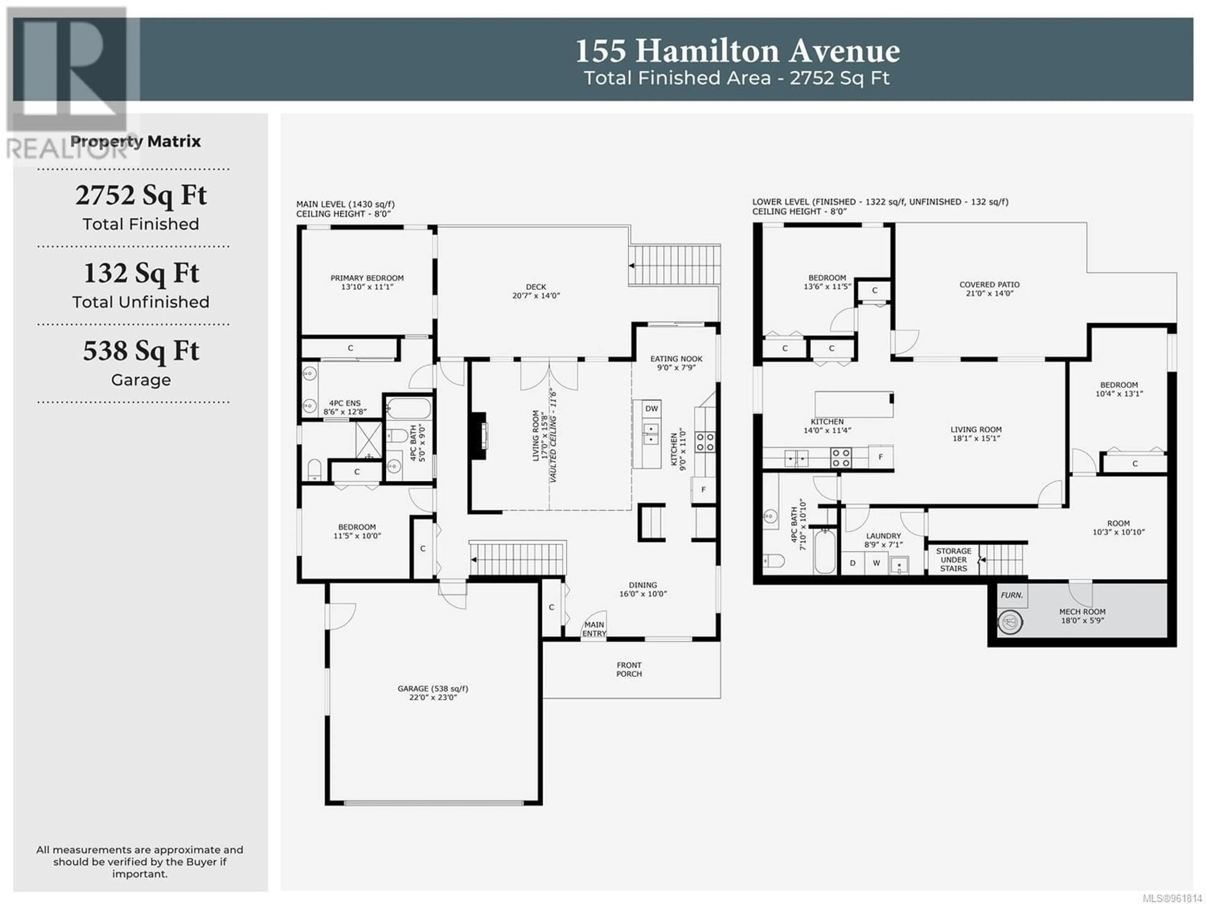 Floor plan for 155 Hamilton Ave, Parksville British Columbia V9P2W4