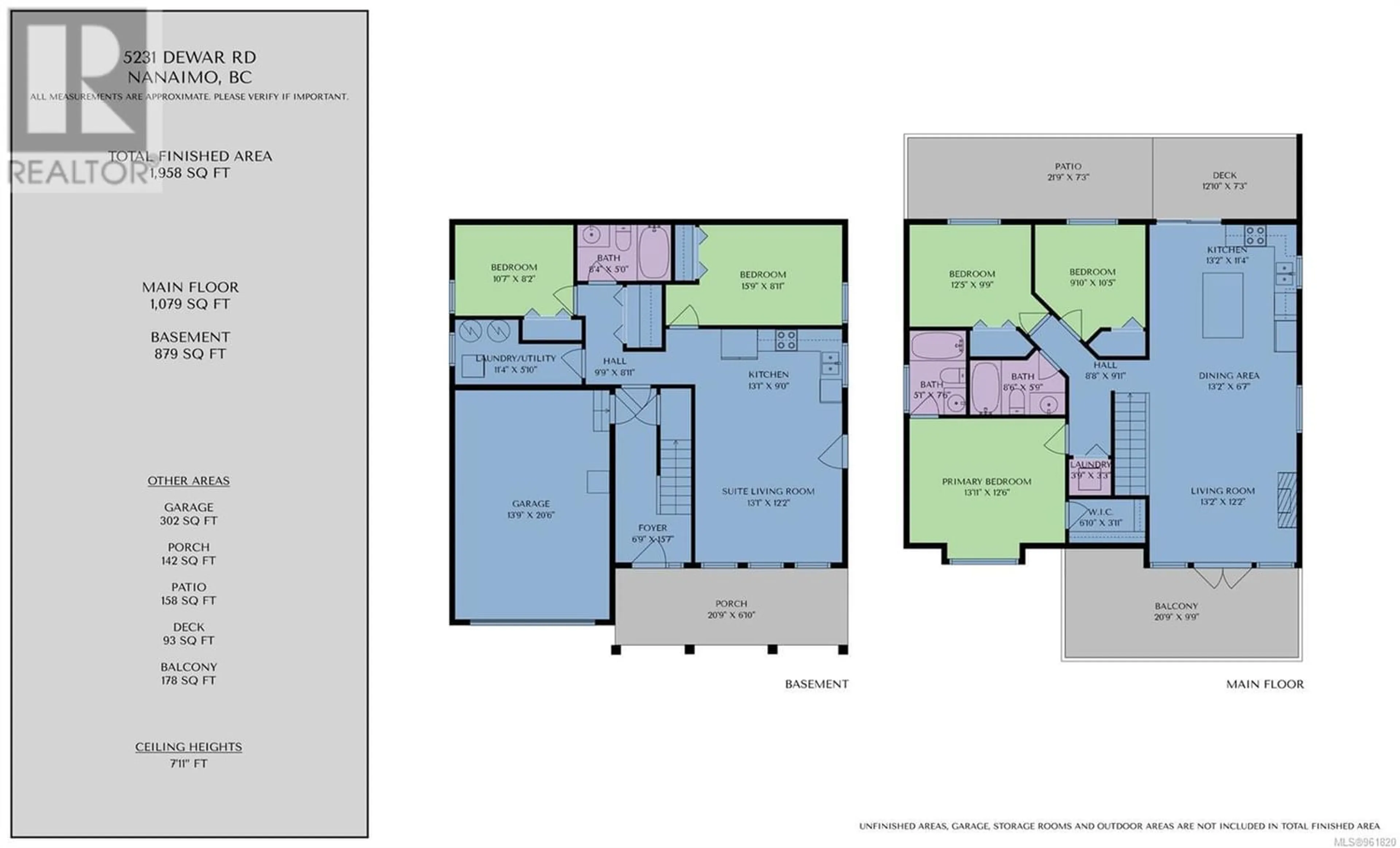 Floor plan for 5237 Dewar Rd, Nanaimo British Columbia V9T6T3