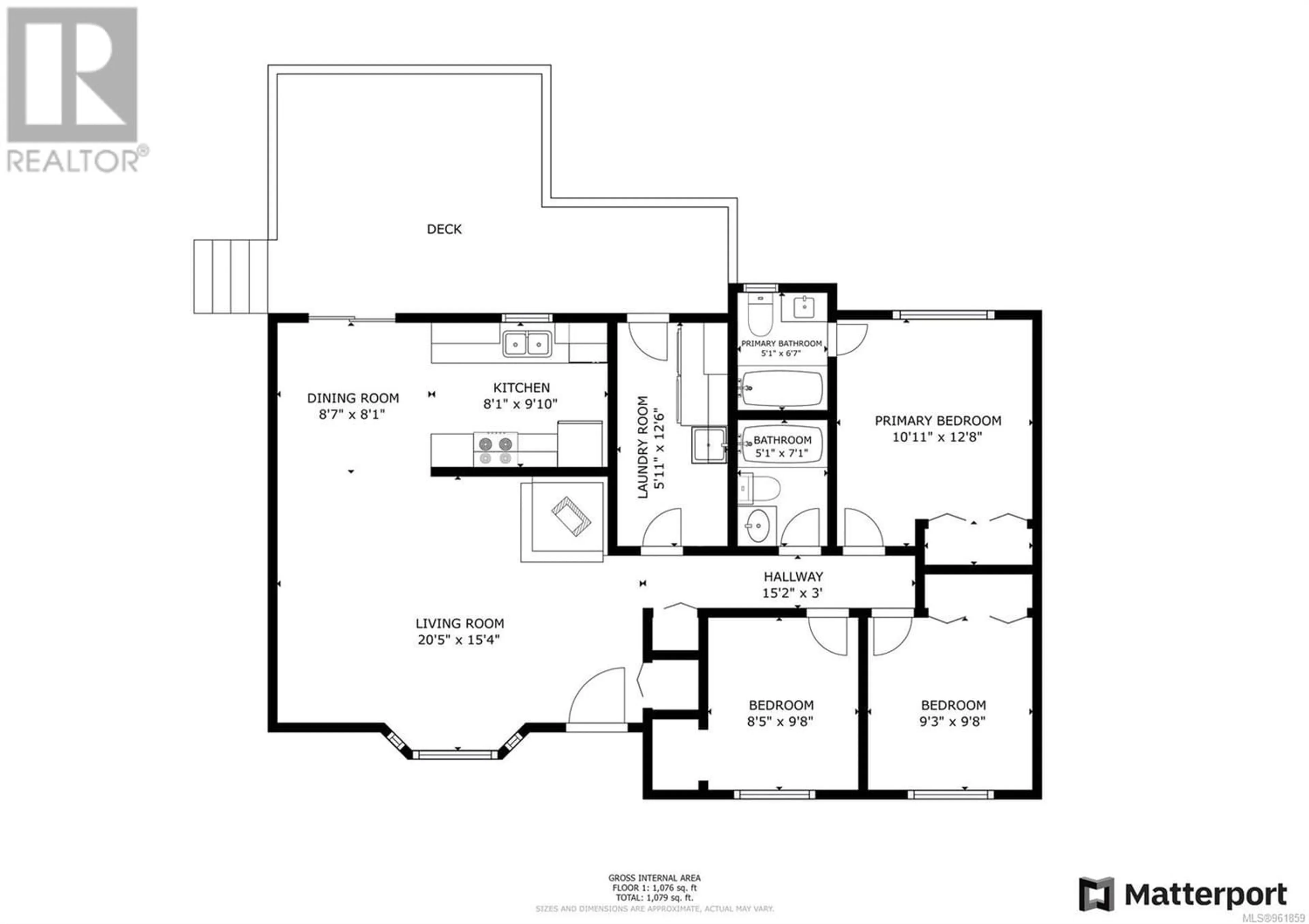 Floor plan for 3609 Idaho Pl, Campbell River British Columbia V9W6Y3