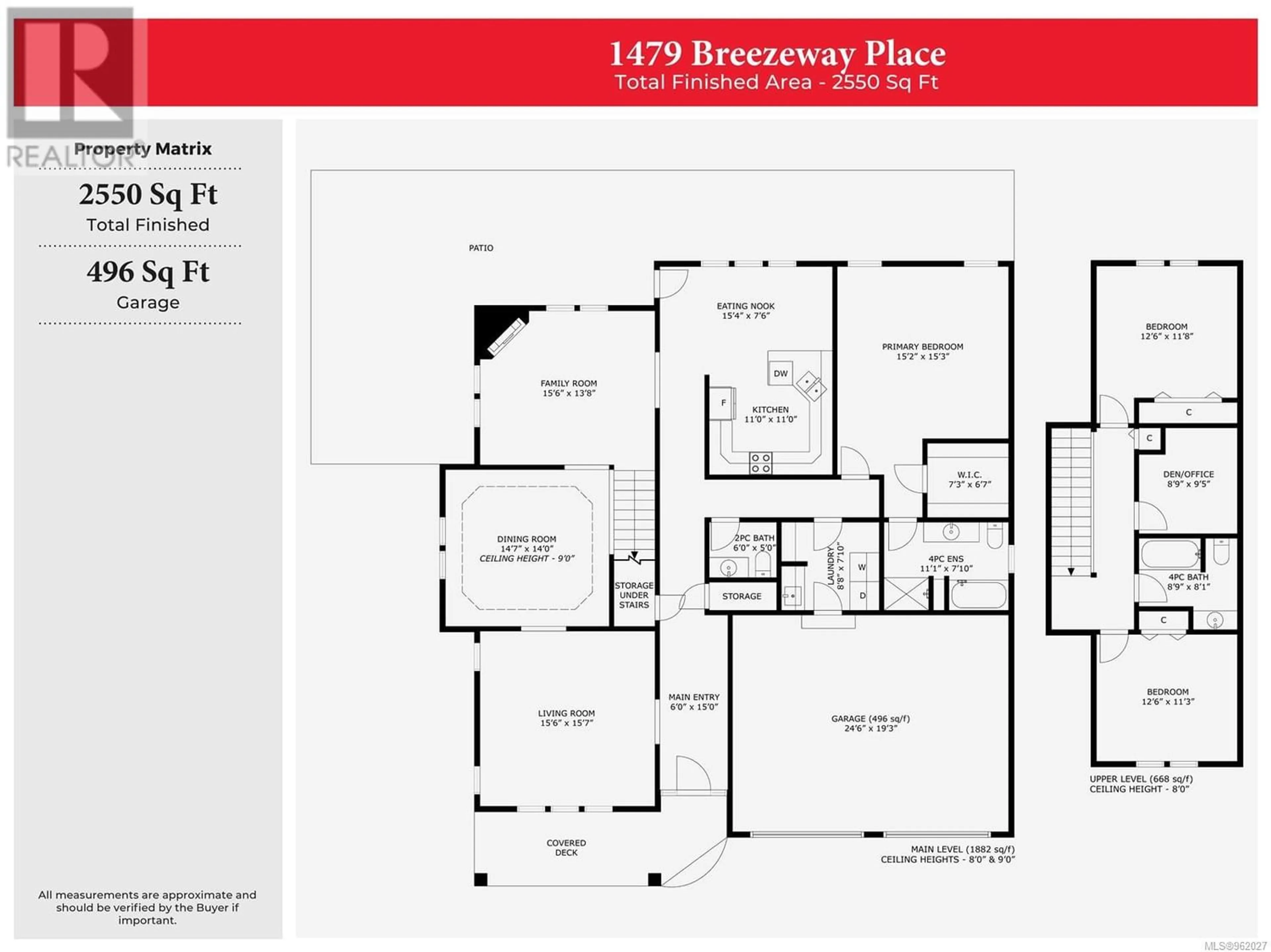 Floor plan for 1479 Breezeway Pl, Parksville British Columbia V9P2E7