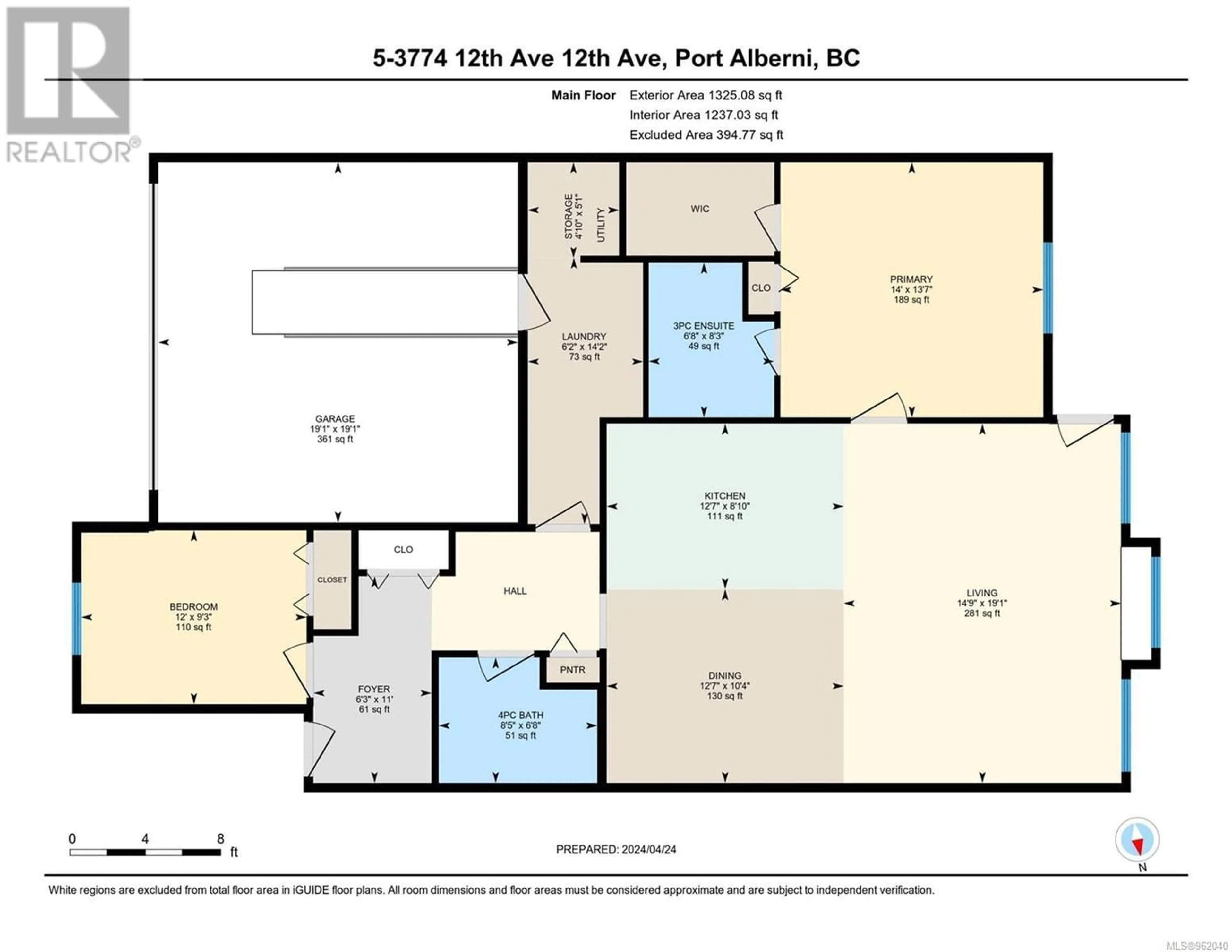 Floor plan for 5 3774 12th Ave, Port Alberni British Columbia V9Y5A5
