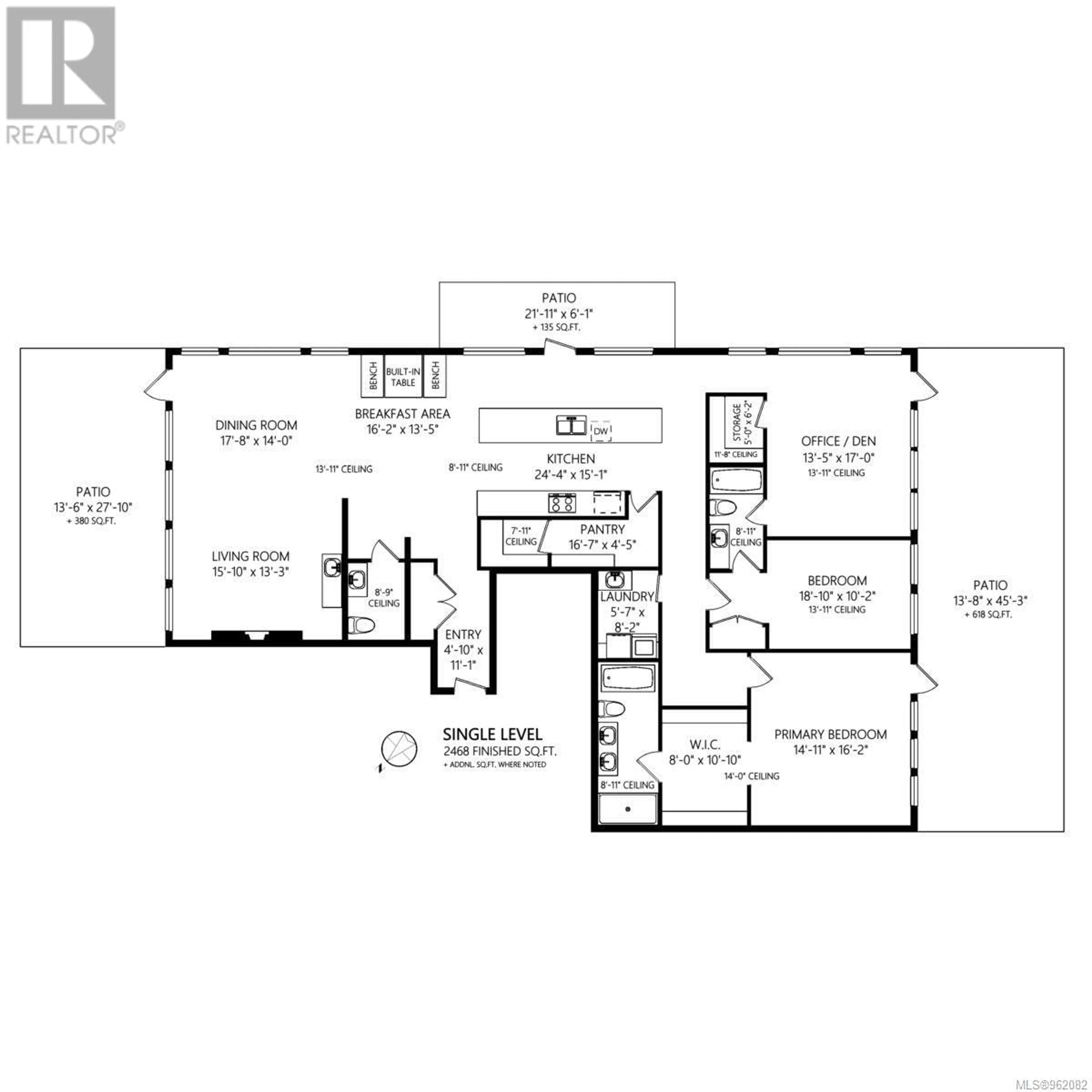 Floor plan for 603 2461 Sidney Ave, Sidney British Columbia V8L1Y8