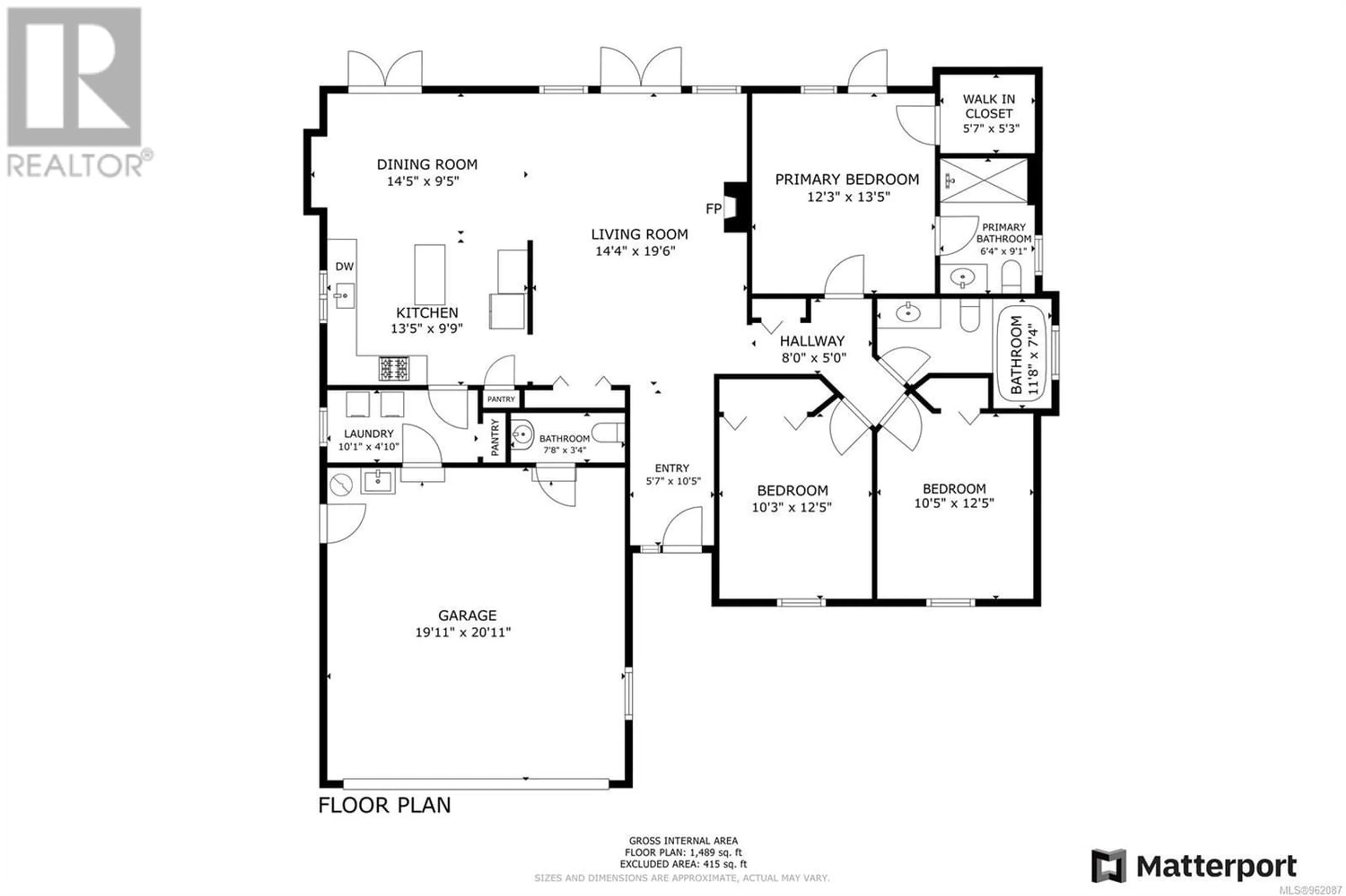 Floor plan for 967 Heritage Meadow Dr, Campbell River British Columbia V9W8H9
