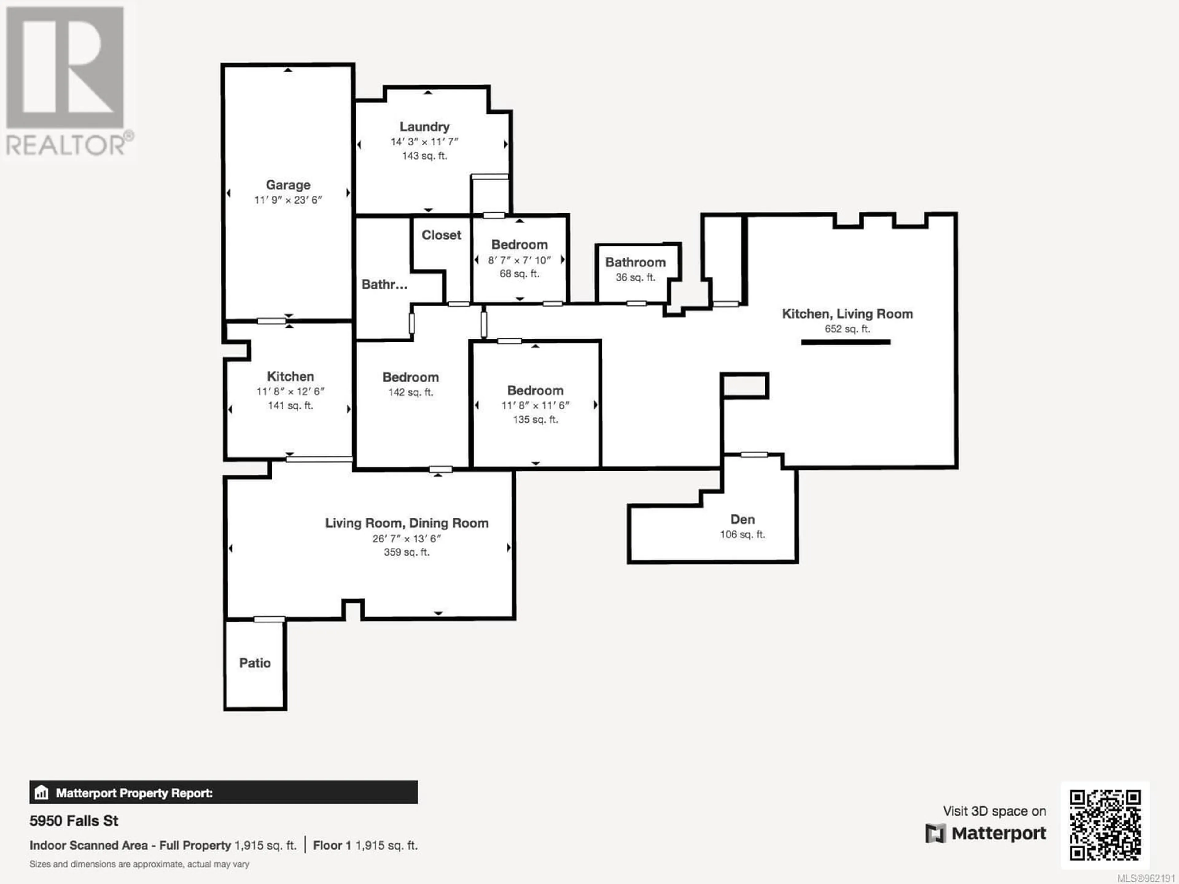 Floor plan for 5950 Falls St, Port Alberni British Columbia V9Y8K8