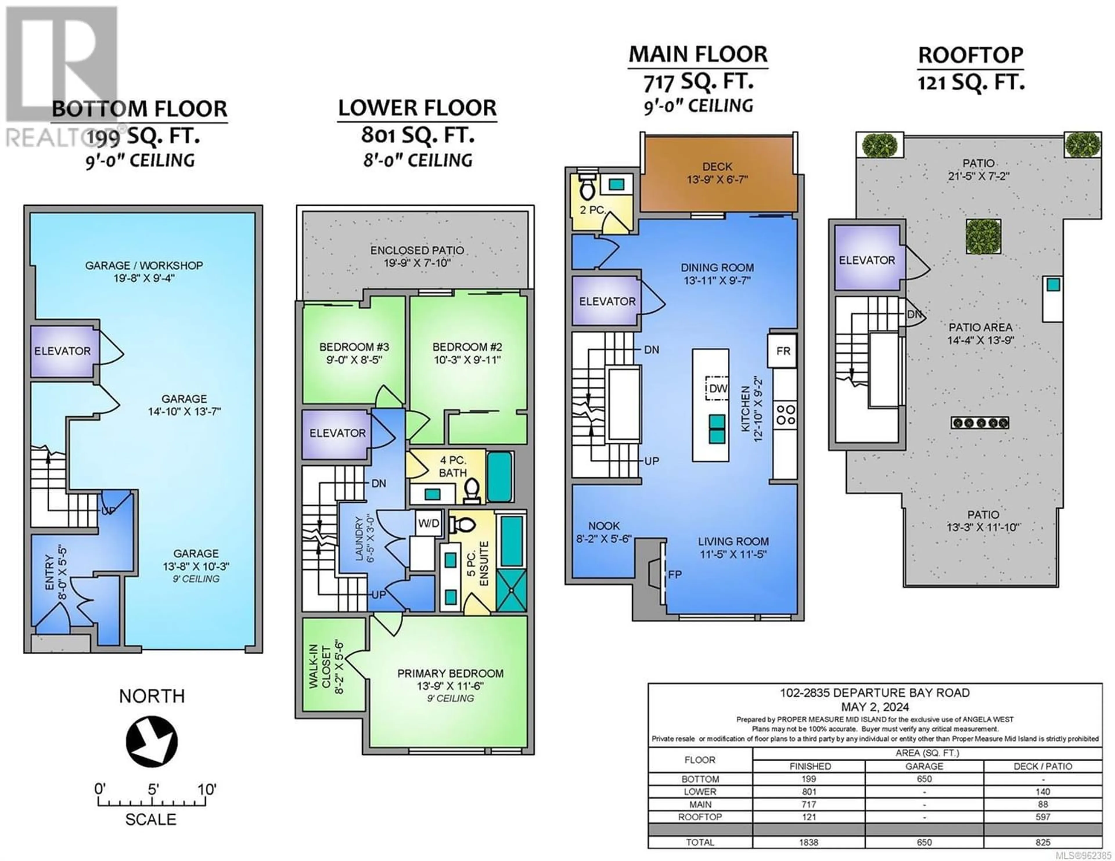 Floor plan for 102 2835 Departure Bay Rd, Nanaimo British Columbia V9S3X1