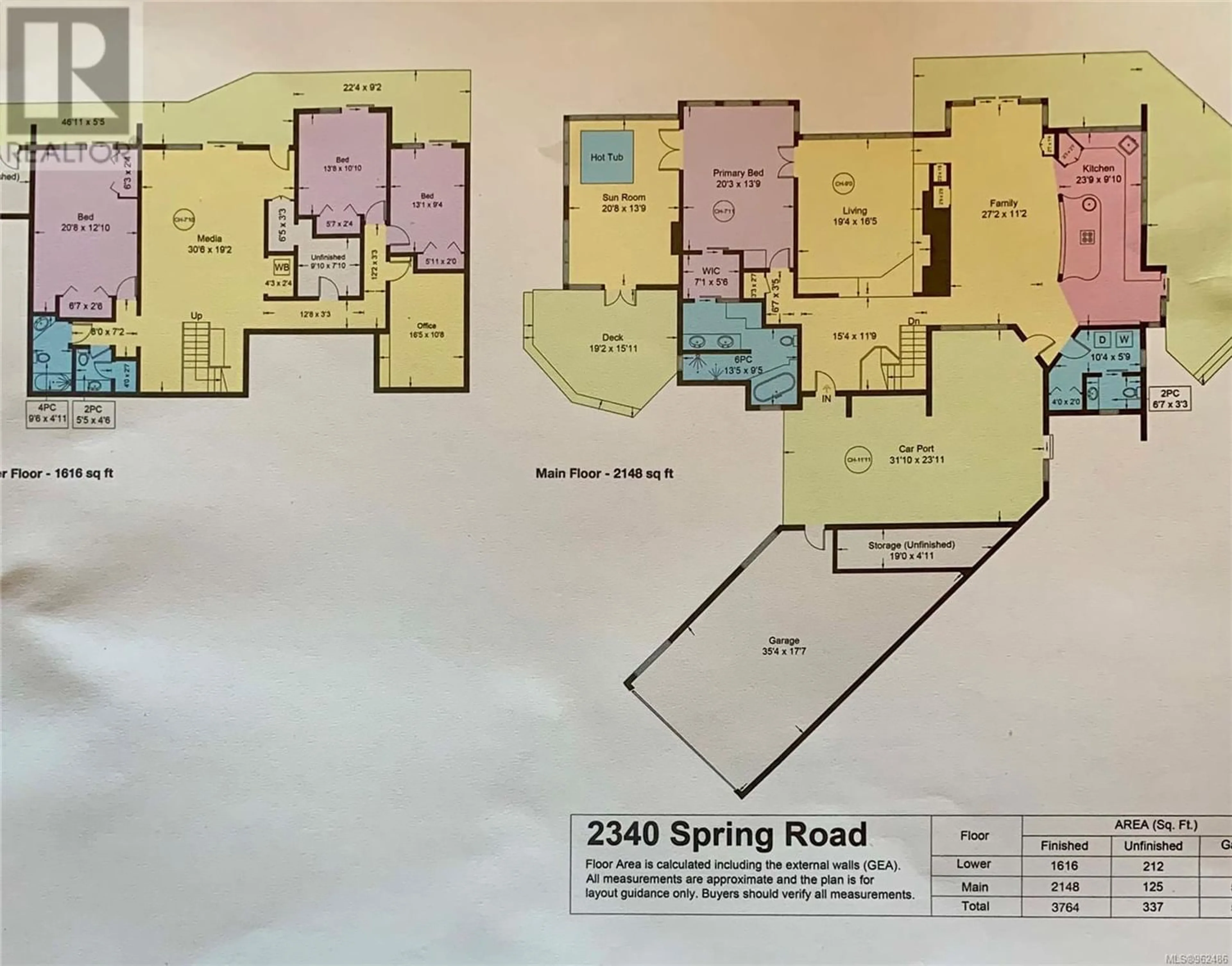 Floor plan for 2340 Spring Rd, Campbell River British Columbia V9W5K8