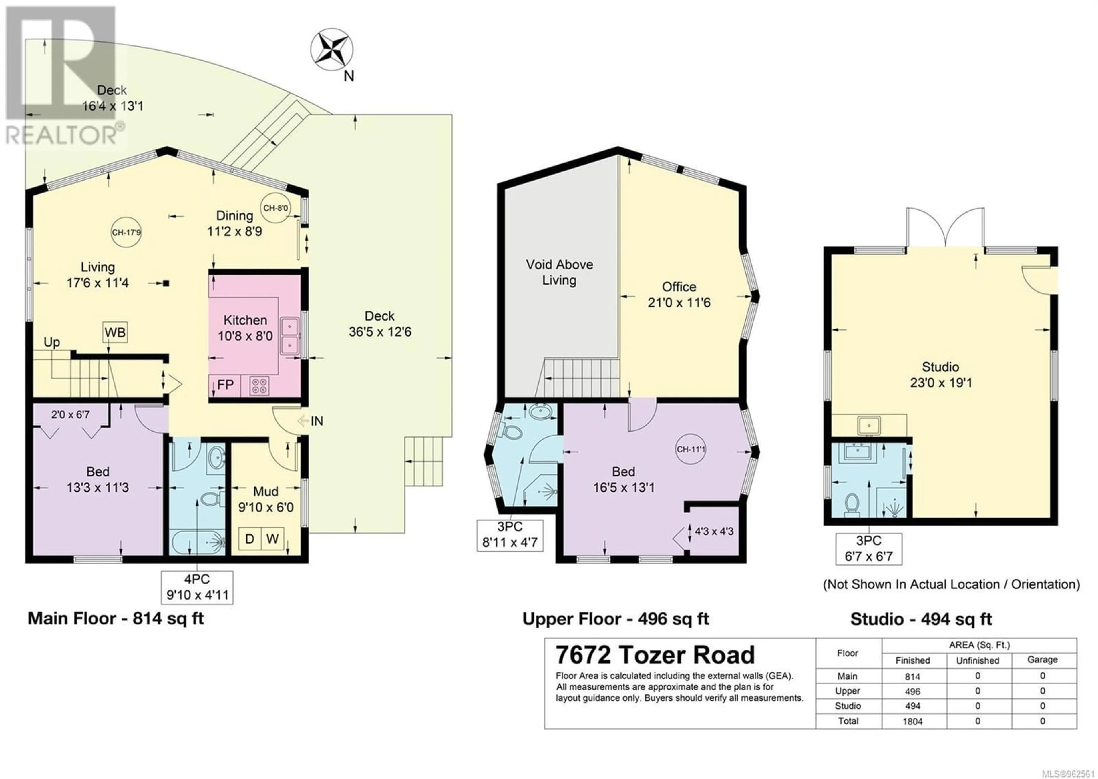 Floor plan for 7672 Tozer Rd, Fanny Bay British Columbia V0R1W0