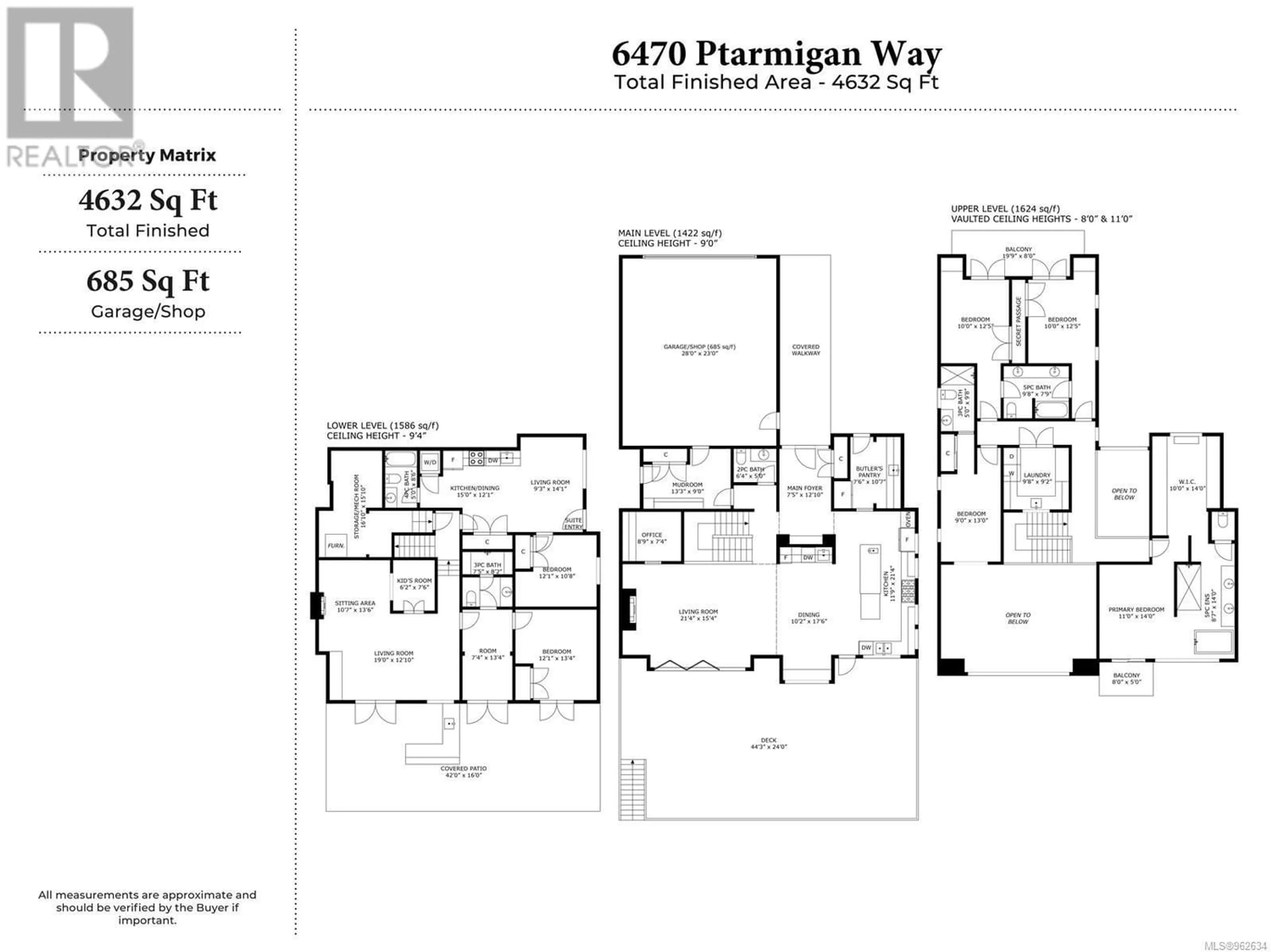 Floor plan for 6470 Ptarmigan Way, Nanaimo British Columbia V7V1V7