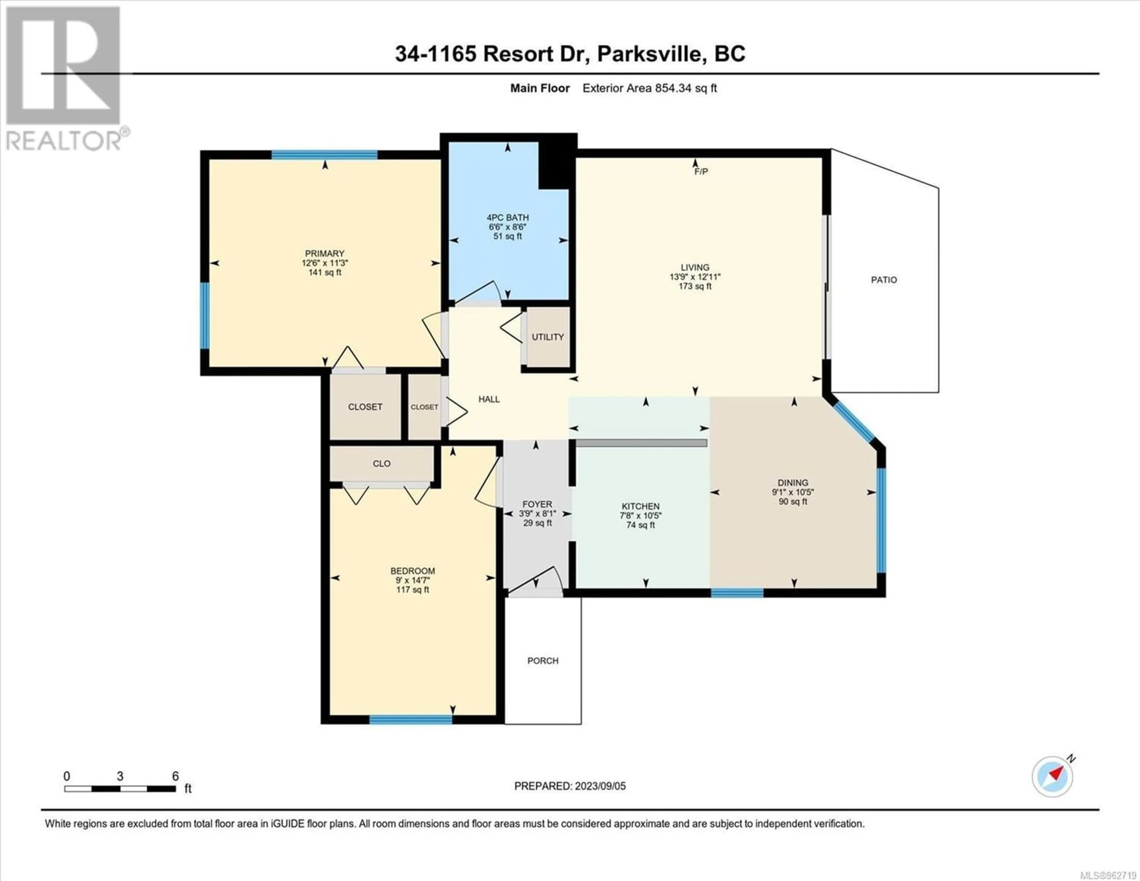 Floor plan for 34 1165 Resort Dr, Parksville British Columbia V9P2E2