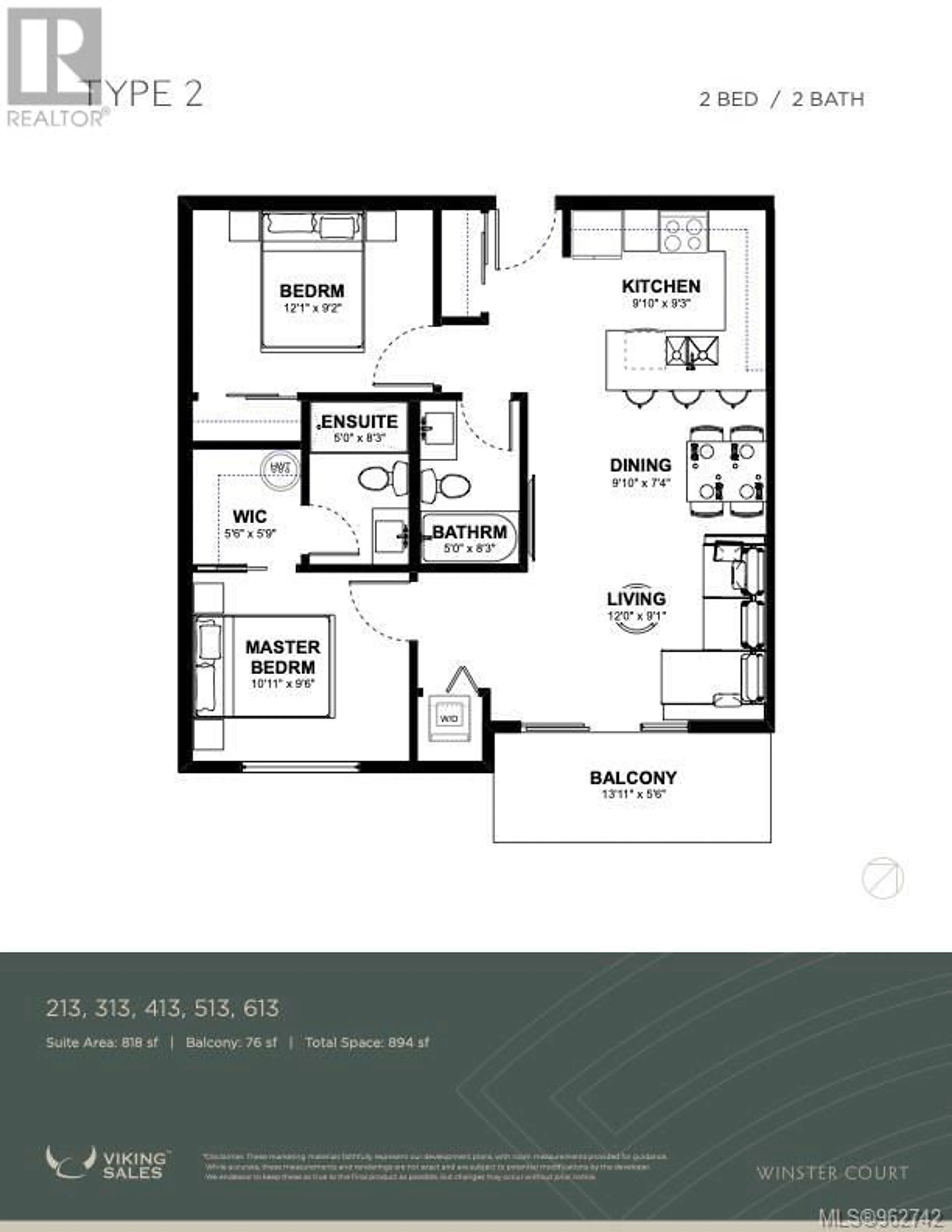 Floor plan for 313 2770 Winster Rd, Langford British Columbia V9B3P5