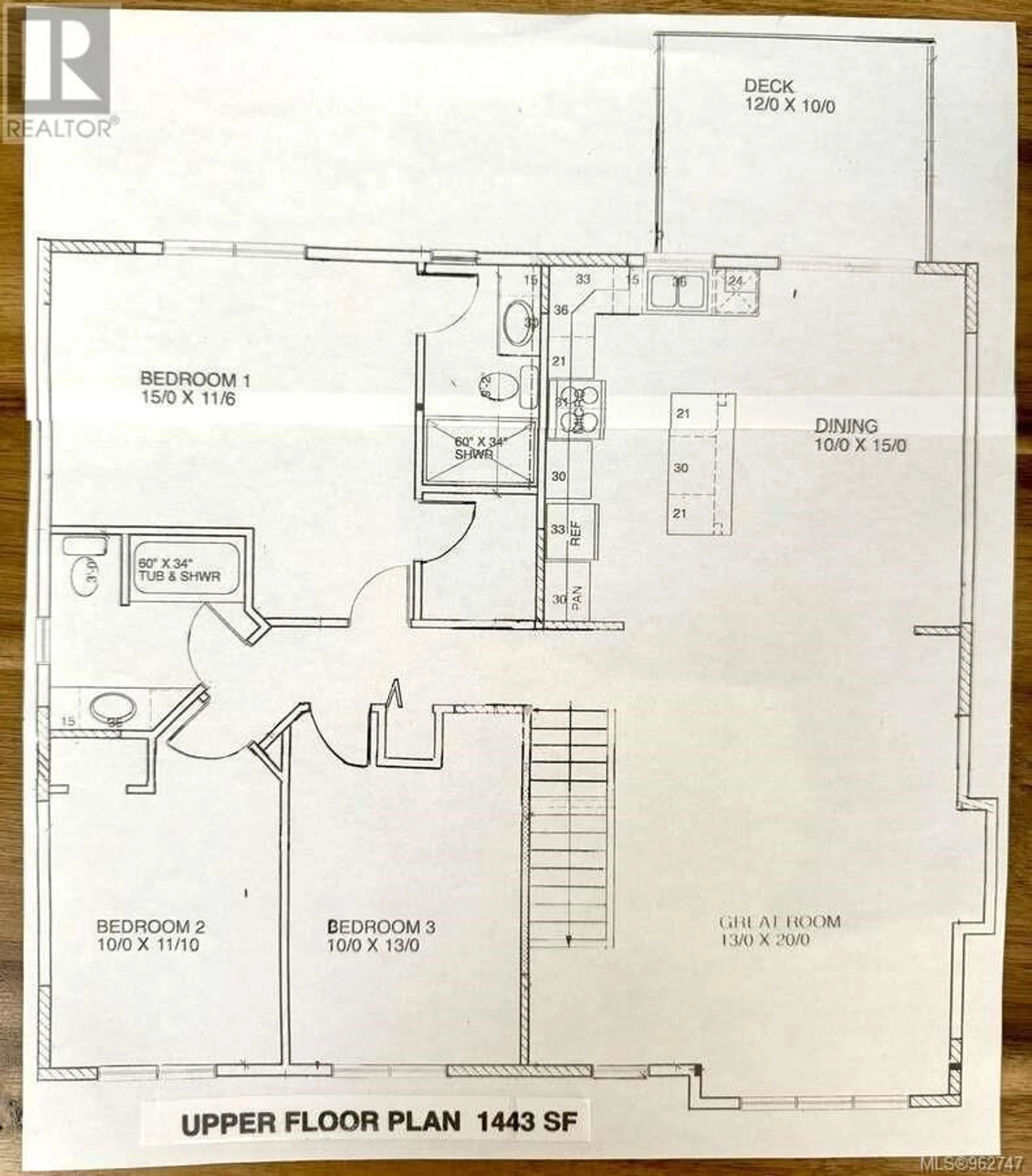 Floor plan for 532 Lori Pl, Nanaimo British Columbia V9R0H8