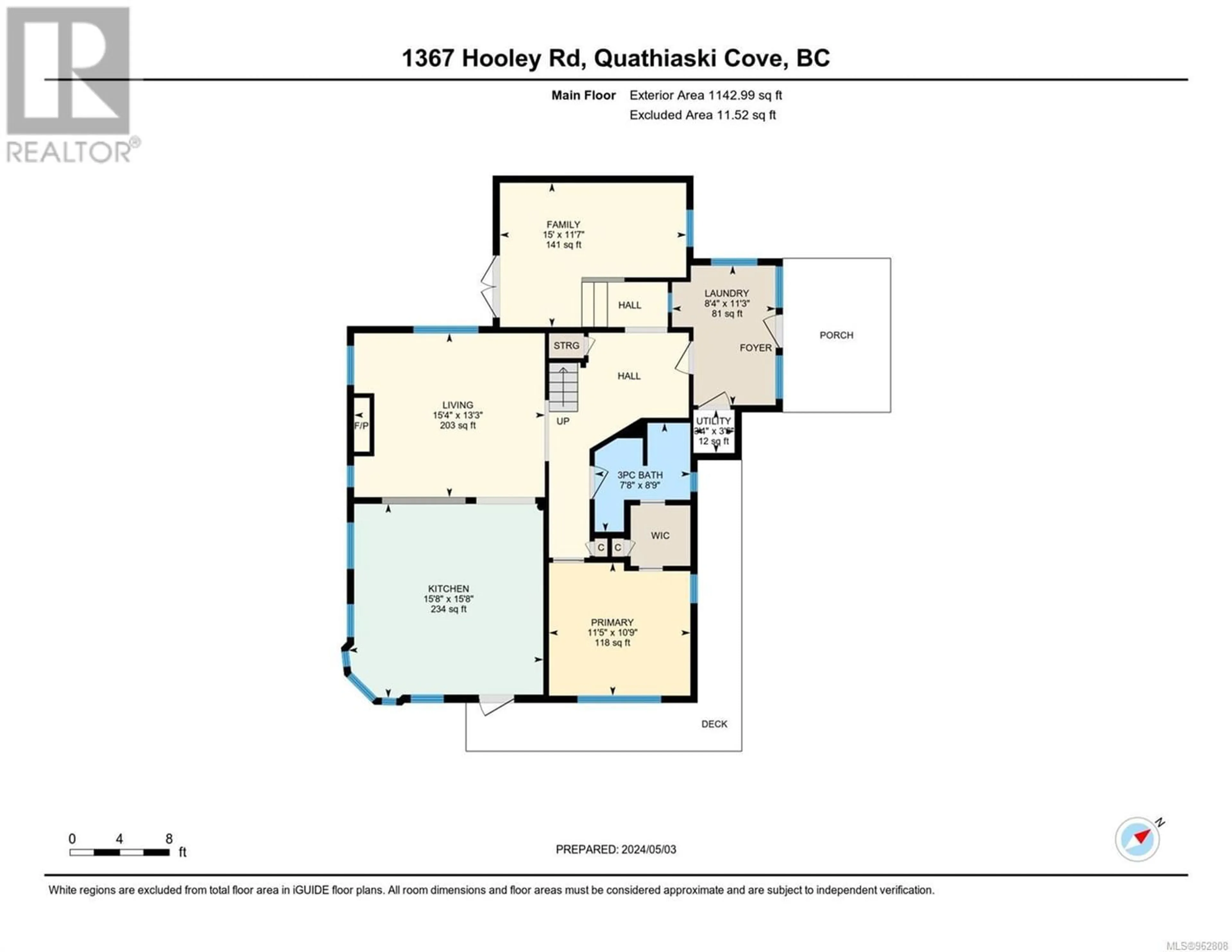Floor plan for 1367 Hooley Rd, Quadra Island British Columbia V0P1H0