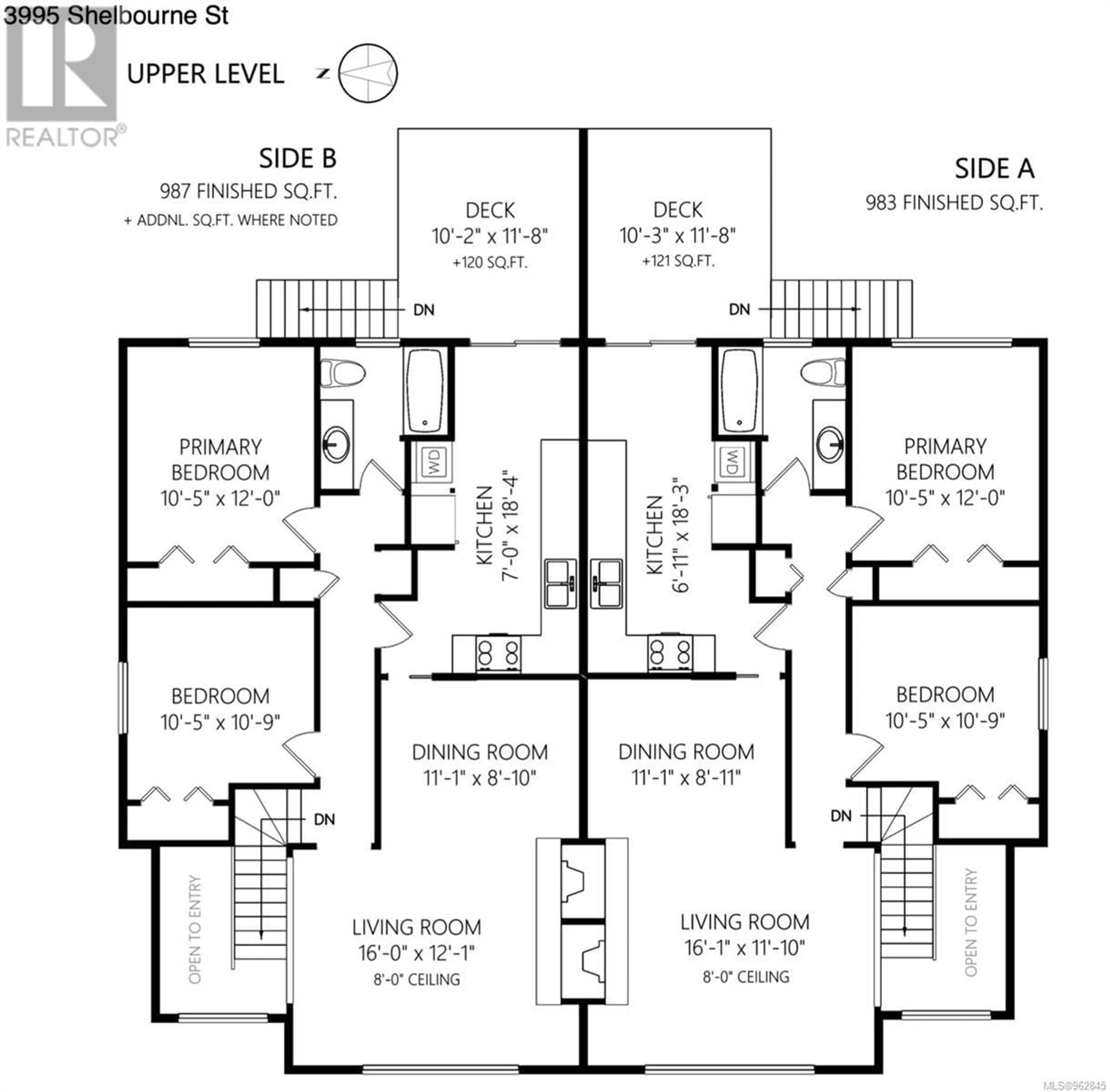 Floor plan for 3995 Shelbourne St, Saanich British Columbia V8N3E1