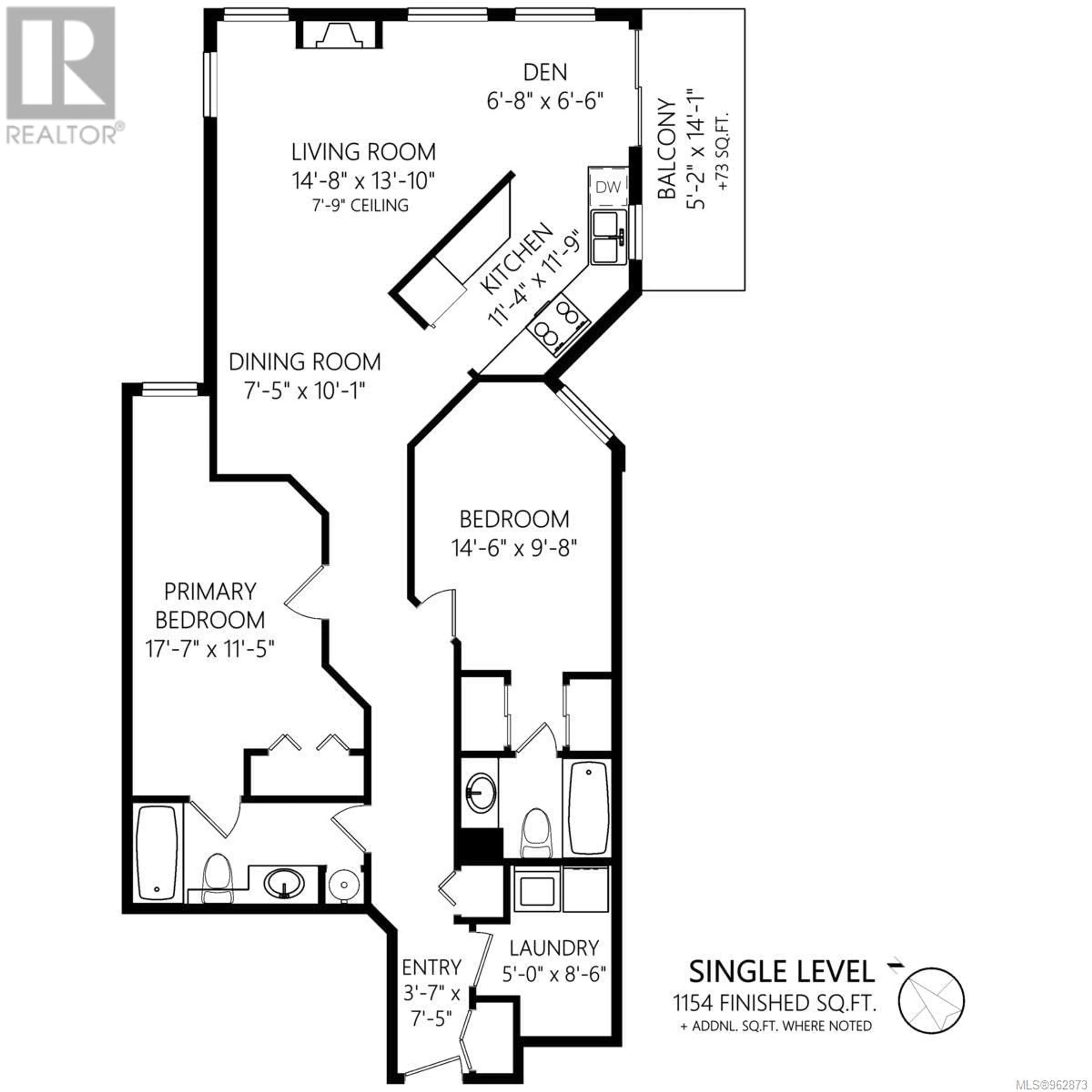 Floor plan for 408 141 Gorge Rd E, Victoria British Columbia V9A1L1