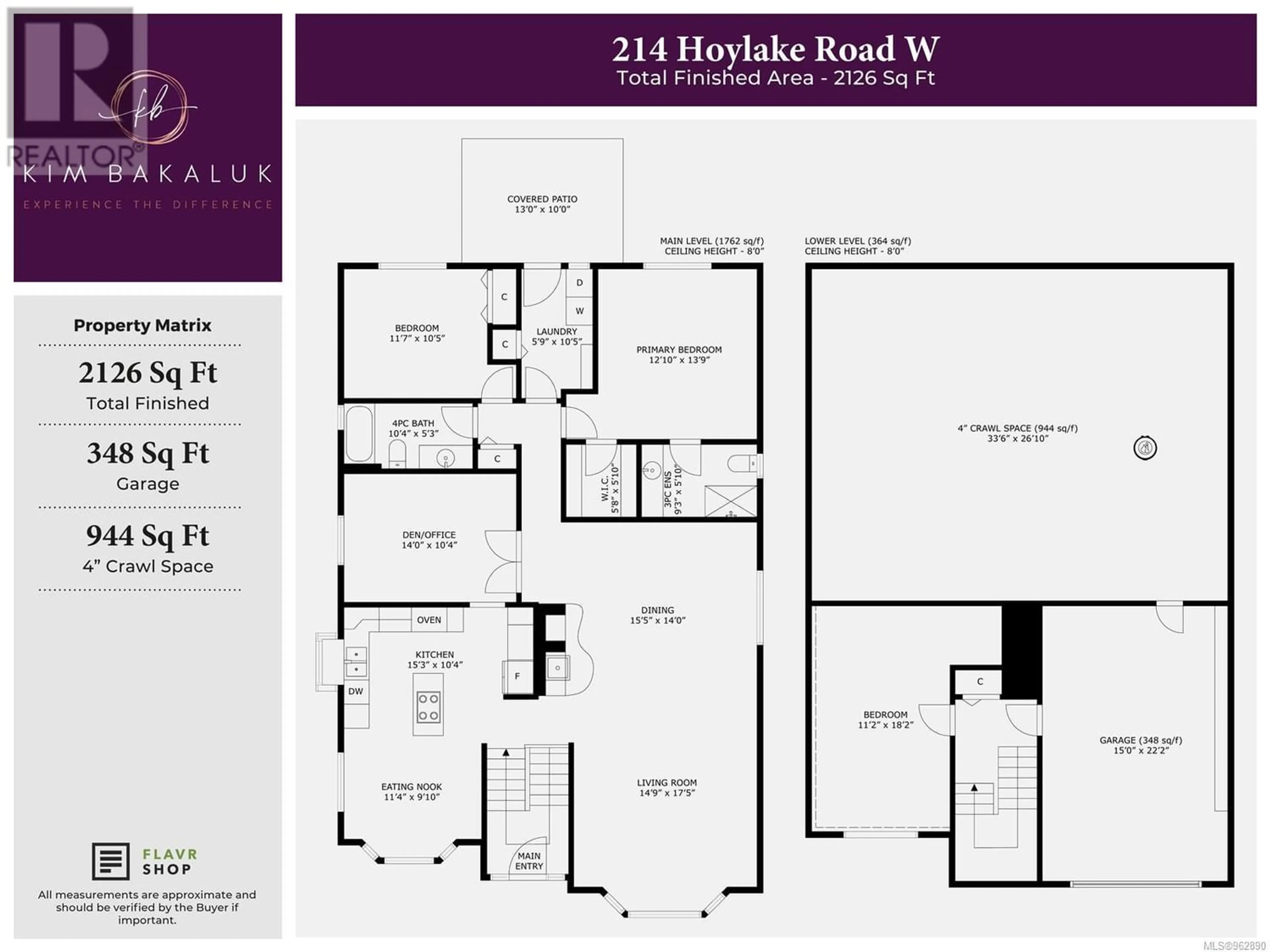 Floor plan for 214 Hoylake Rd W, Qualicum Beach British Columbia V9K1K5