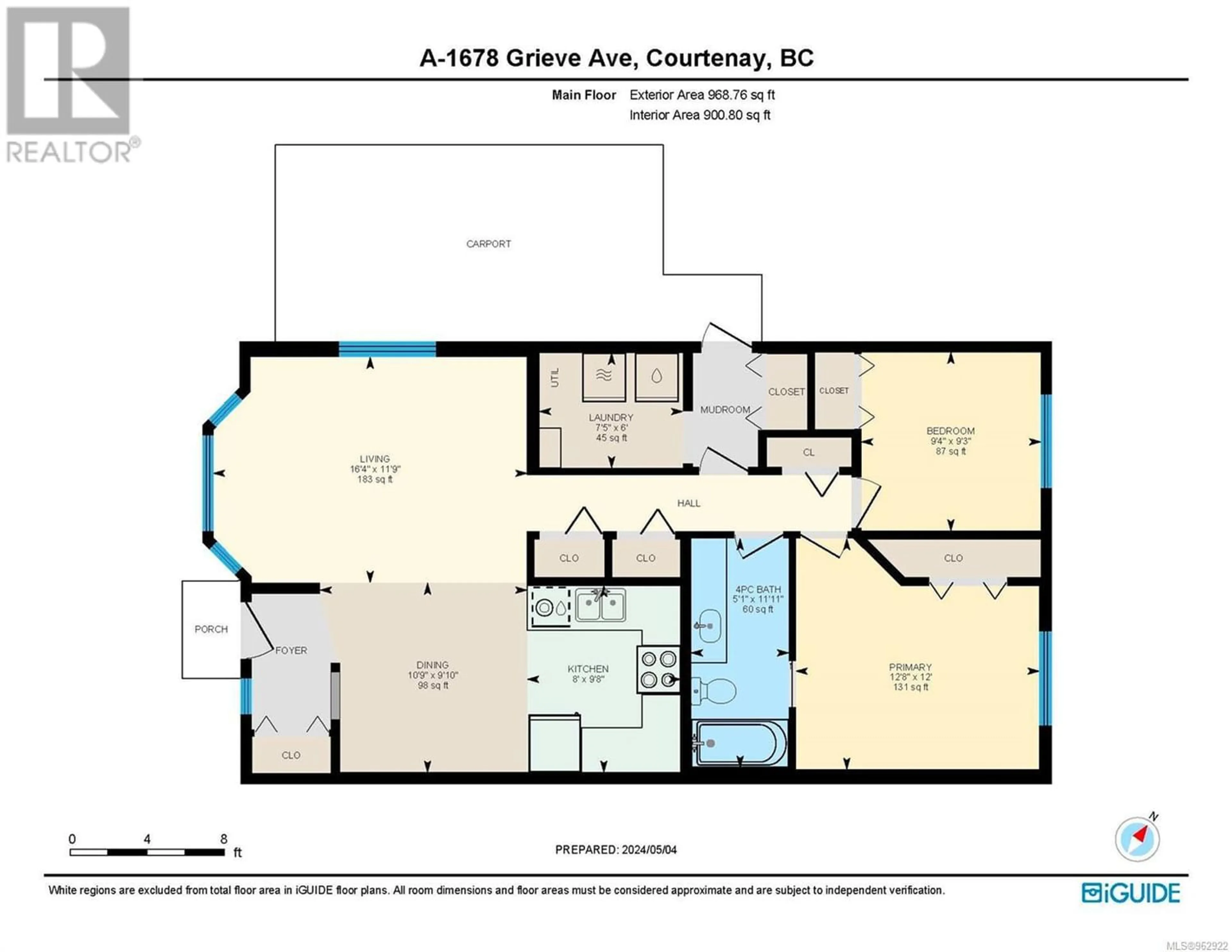 Floor plan for A 1678 Grieve Ave, Courtenay British Columbia V9N2W3