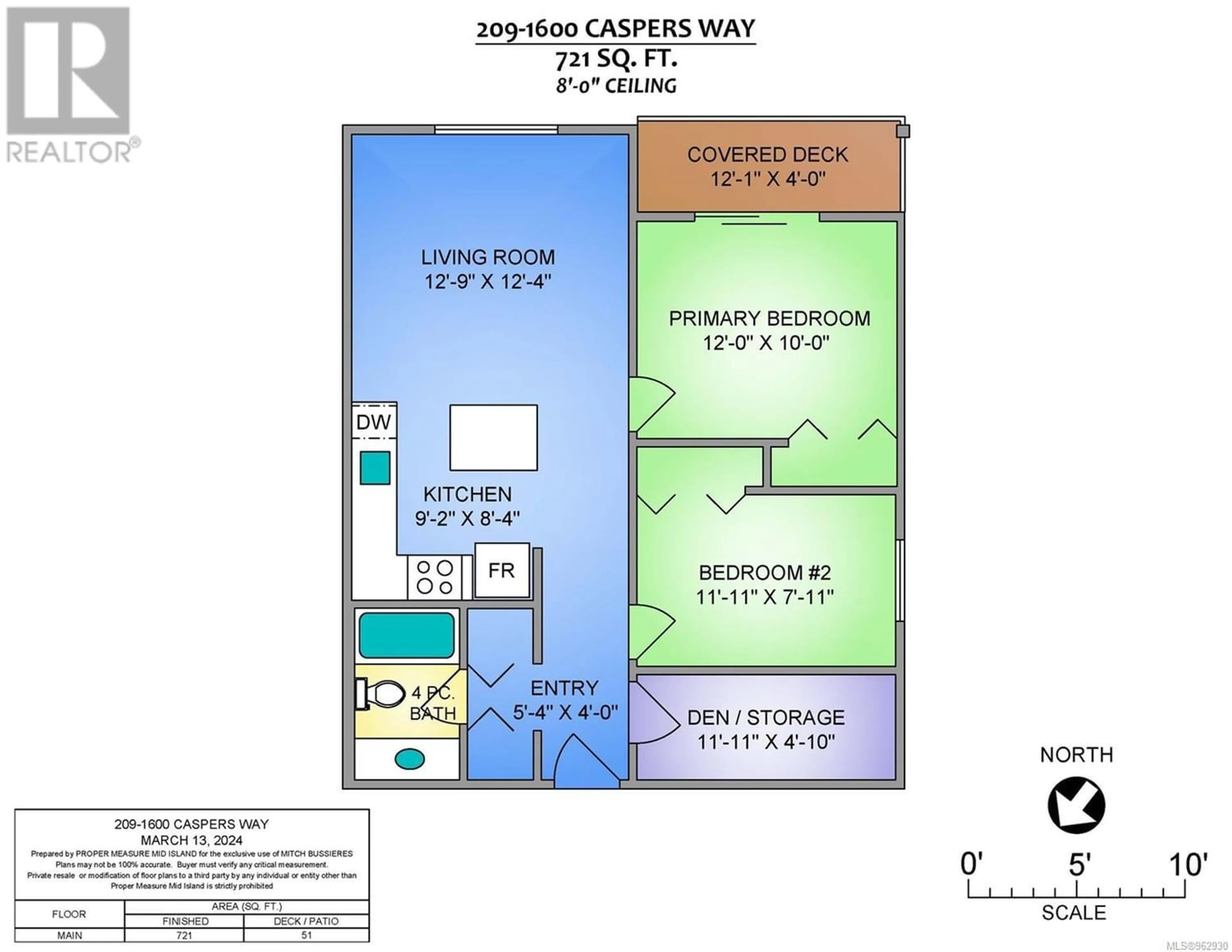 Floor plan for 209 1600 Caspers Way, Nanaimo British Columbia V9S1K1