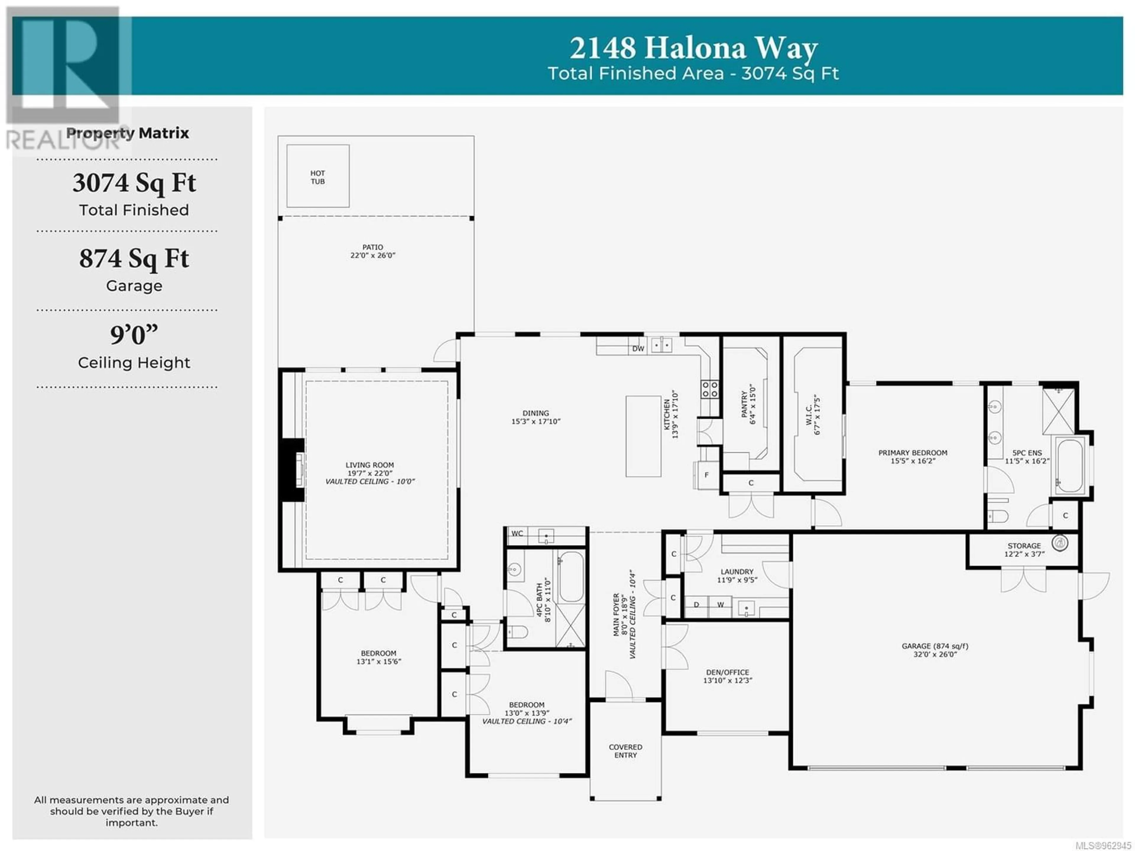 Floor plan for 2148 Halona Way, Coombs British Columbia V0R1M0