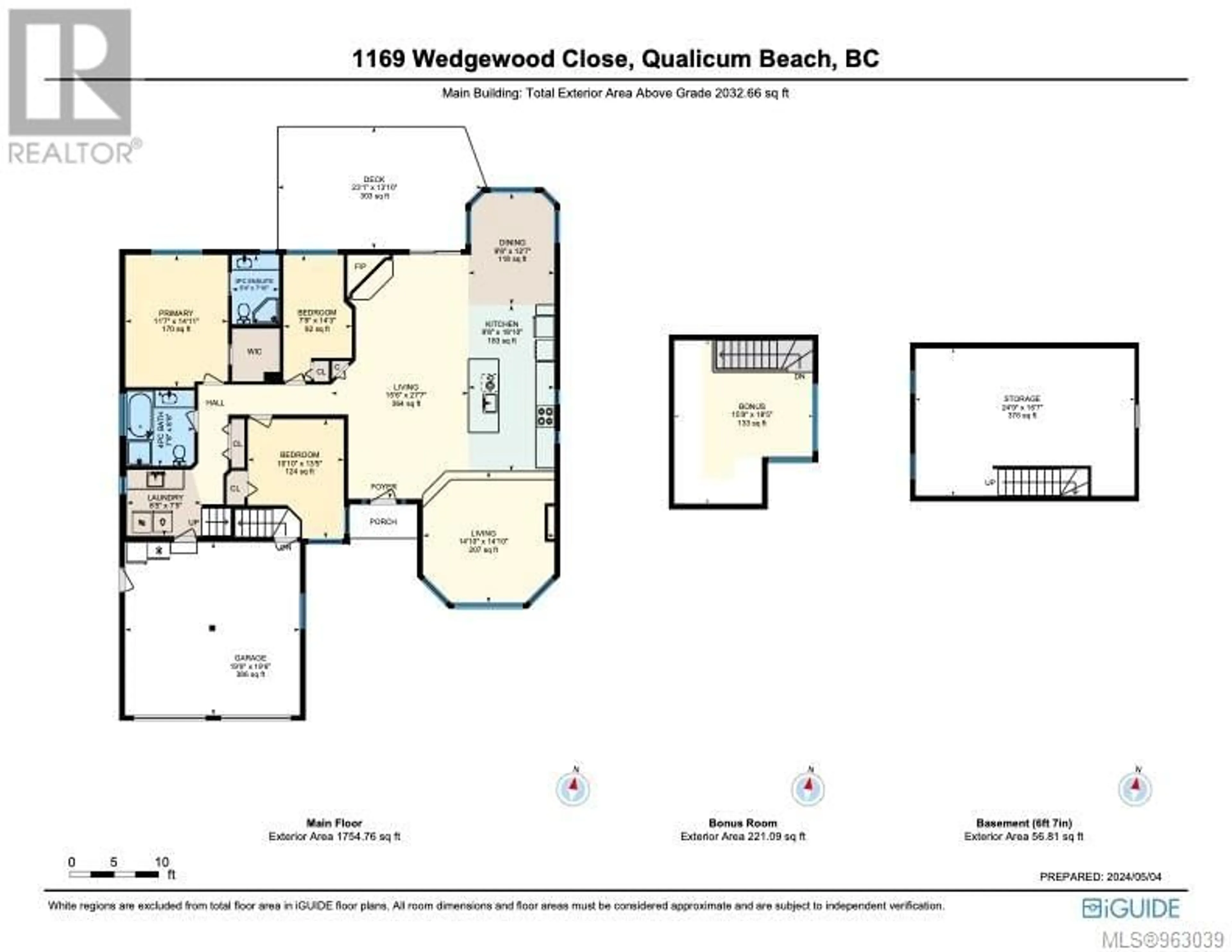 Floor plan for 1169 Wedgewood Close, Qualicum Beach British Columbia V9K1C6