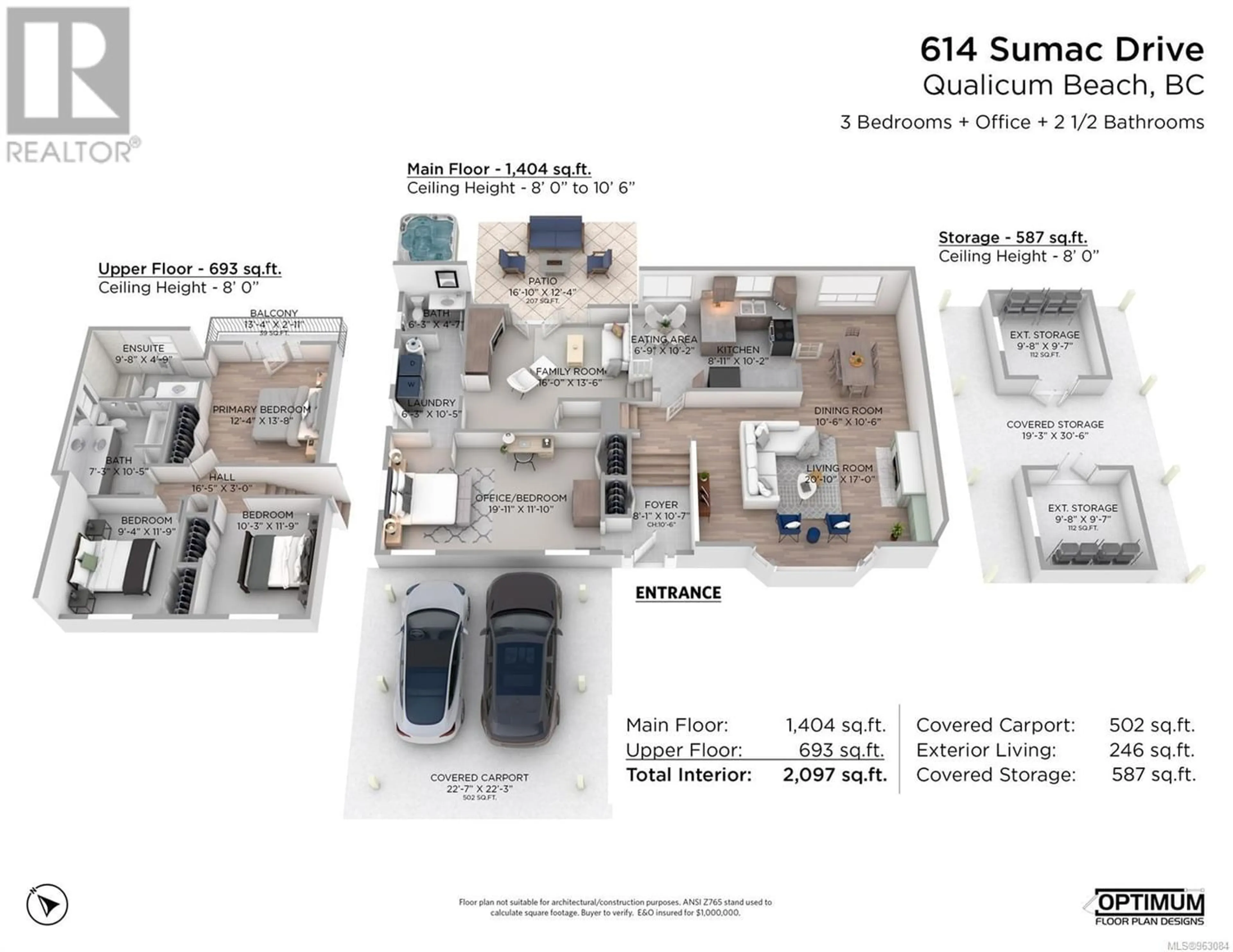 Floor plan for 614 Sumac Dr, Qualicum Beach British Columbia V9K1A8