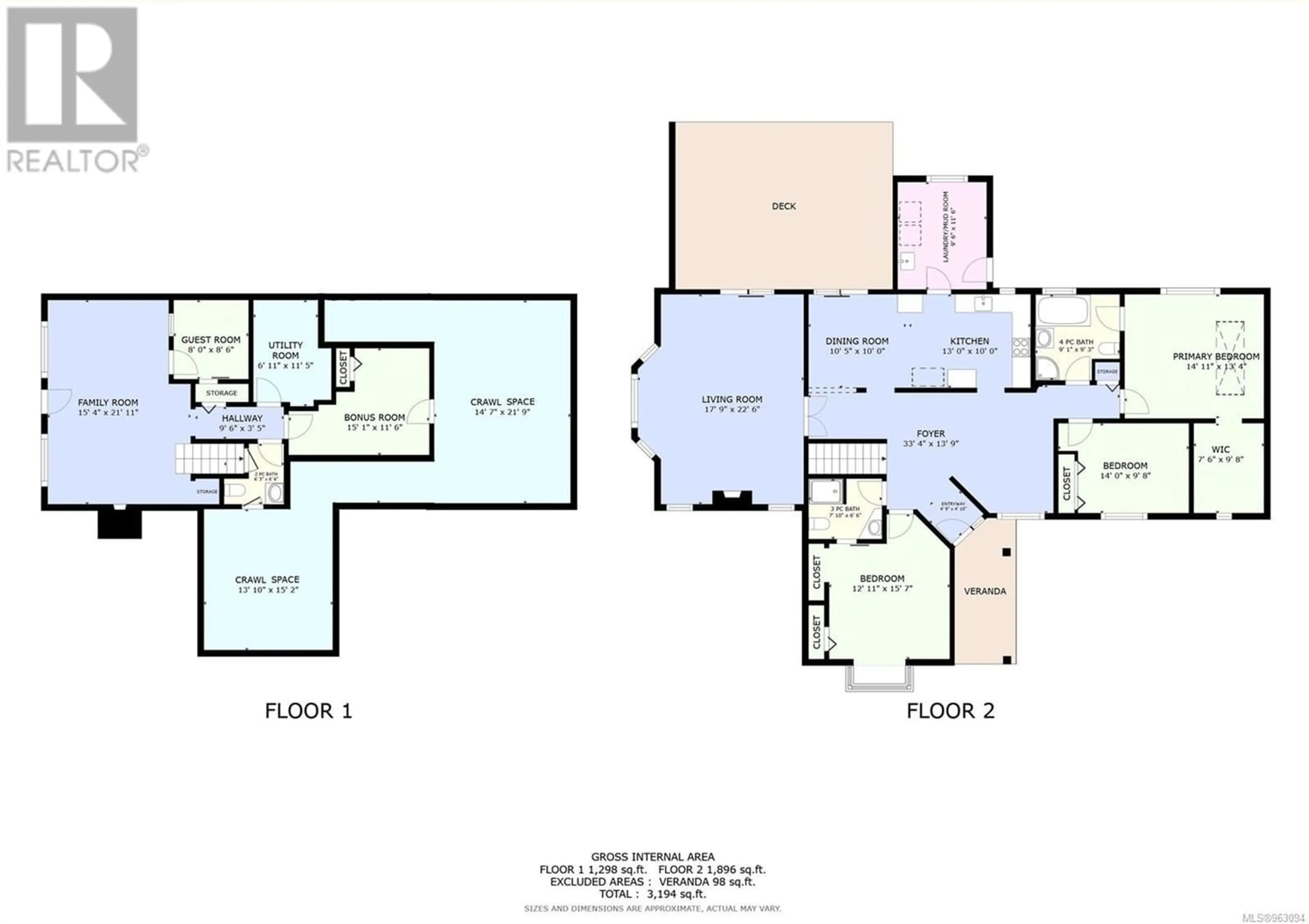 Floor plan for 3939 Vaux Rd, Duncan British Columbia V9L6S7