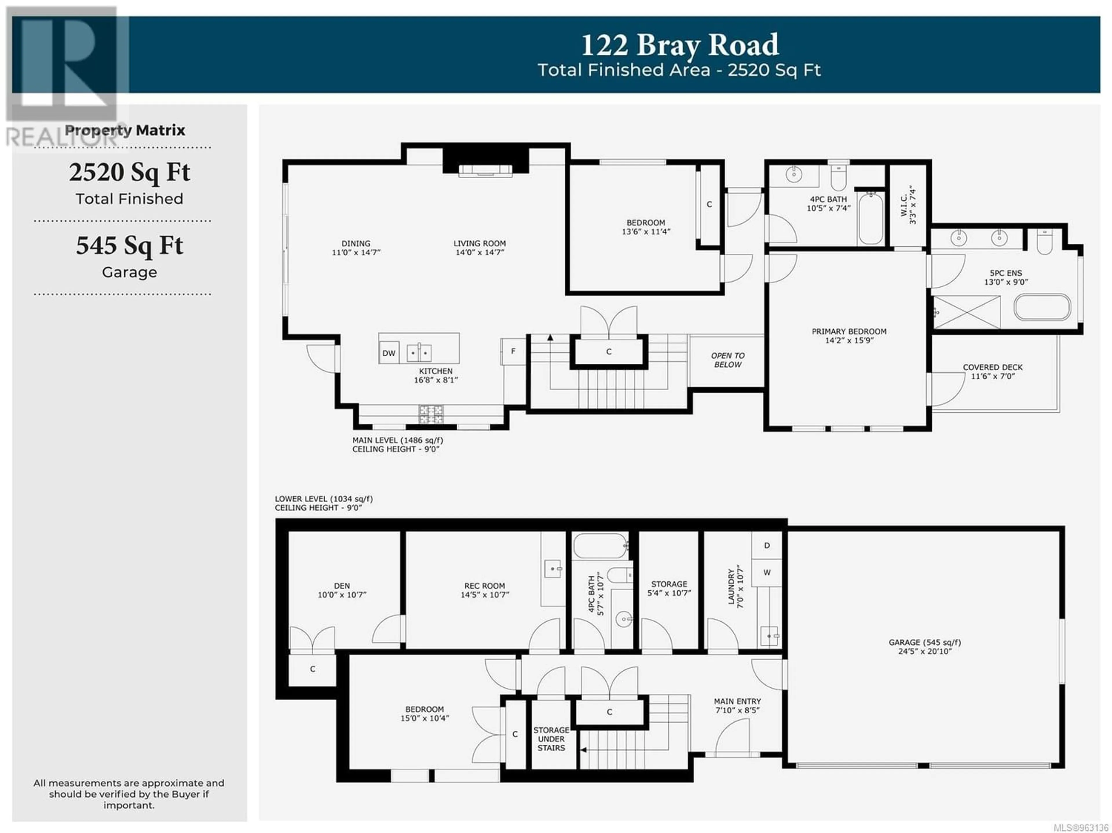 Floor plan for 122 Bray Rd, Nanaimo British Columbia V9T0J8