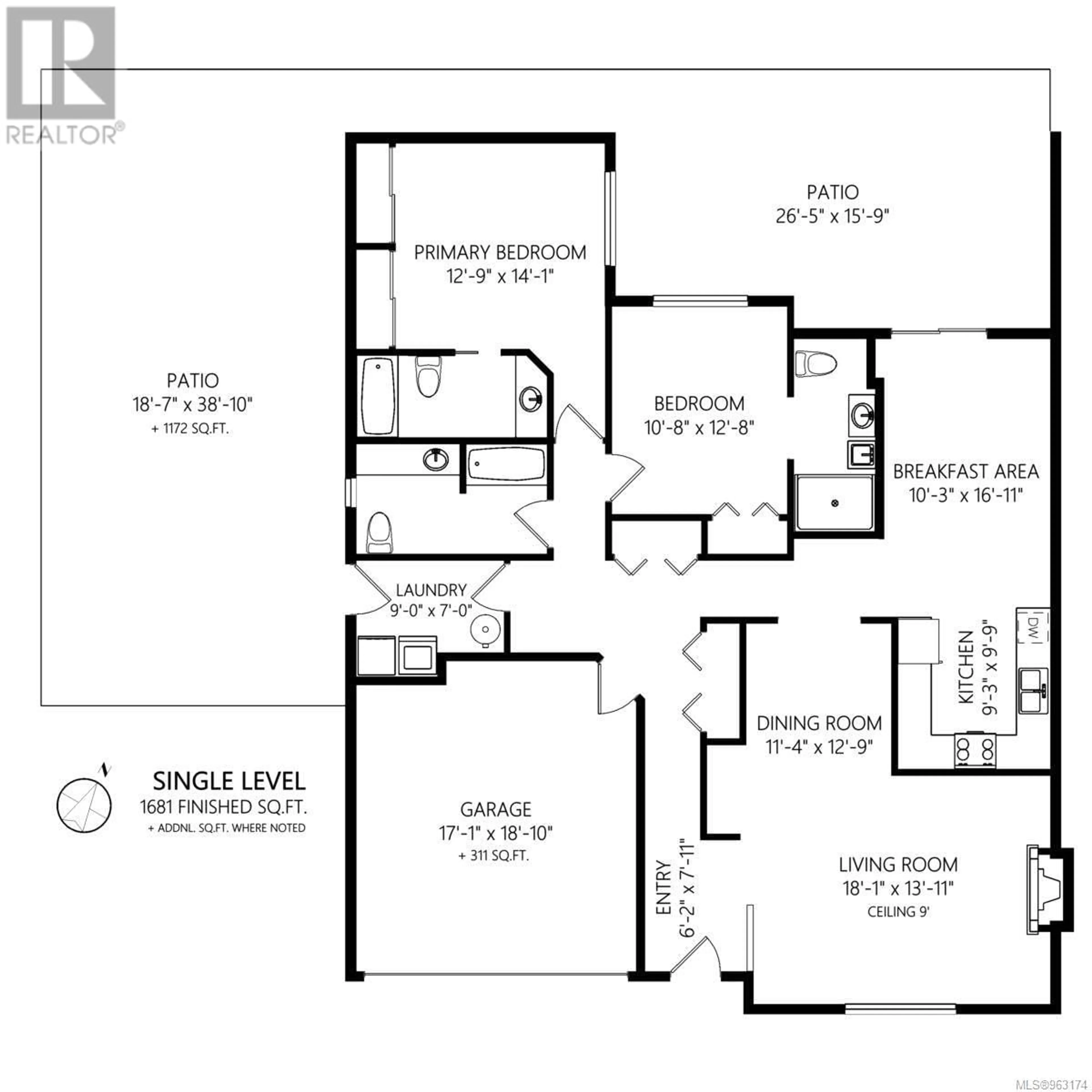 Floor plan for 2174 Henry Ave, Sidney British Columbia V8L2A7
