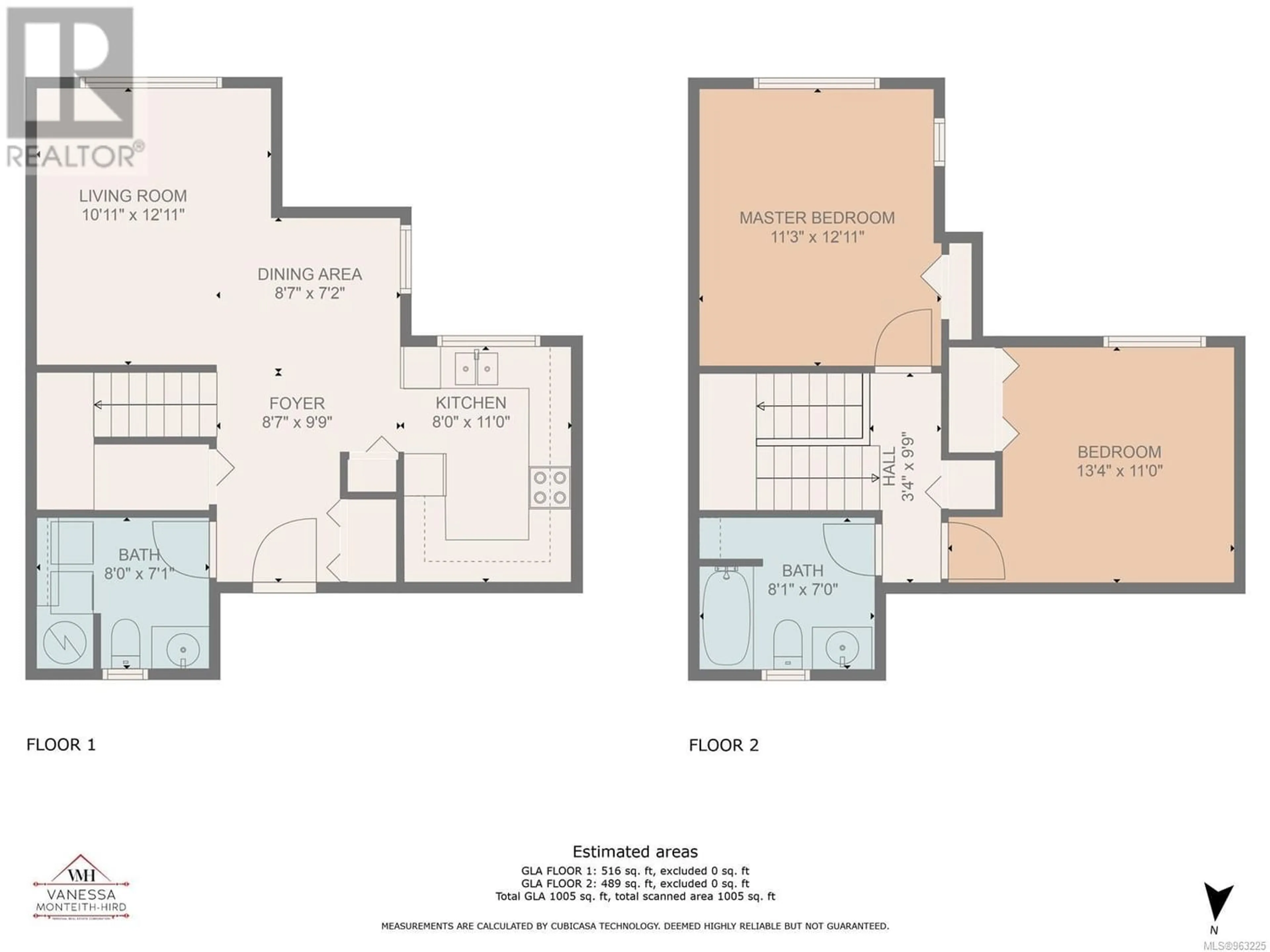 Floor plan for 5 555 Rockland Rd, Campbell River British Columbia V9W8B7