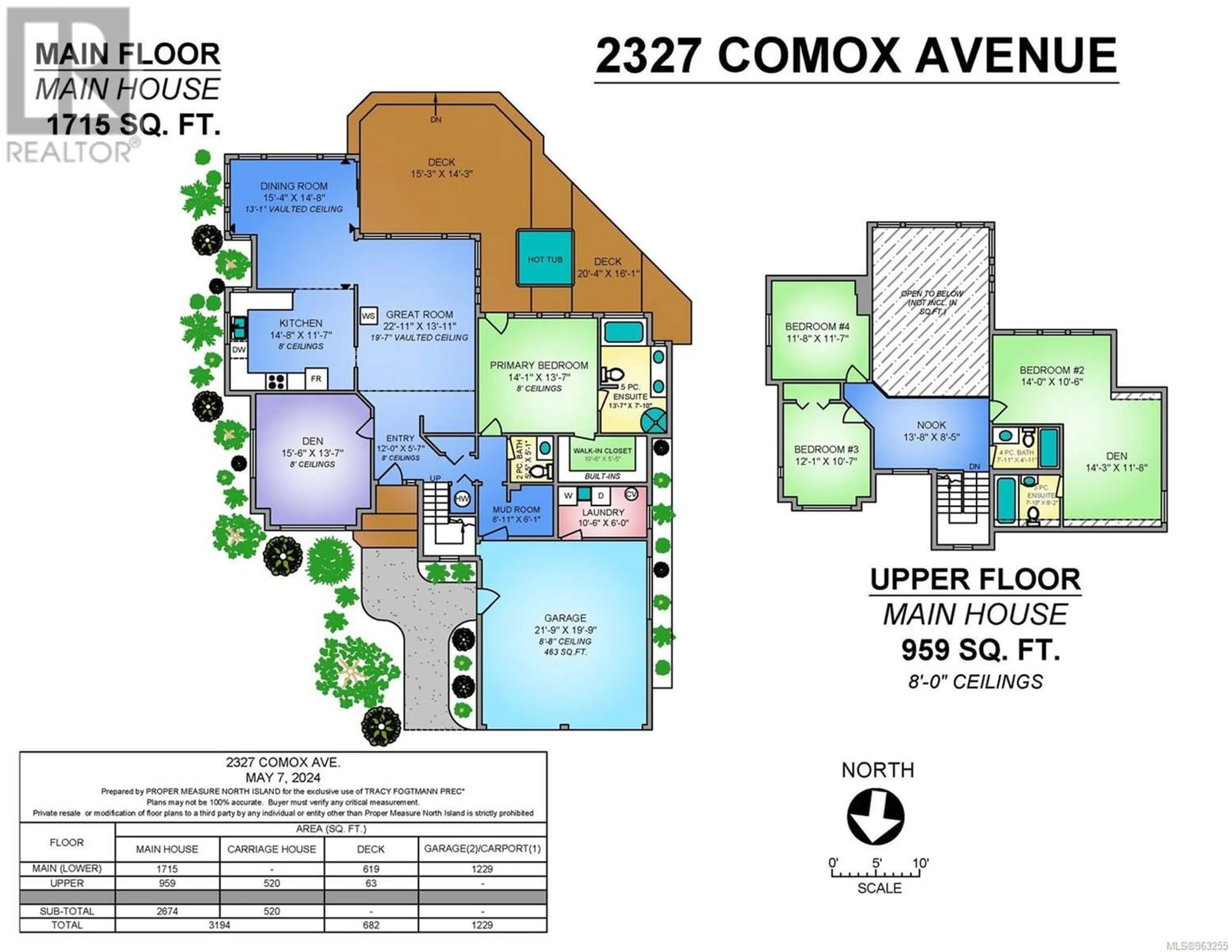 Floor plan for 2327 Comox Ave, Comox British Columbia V9M3T1